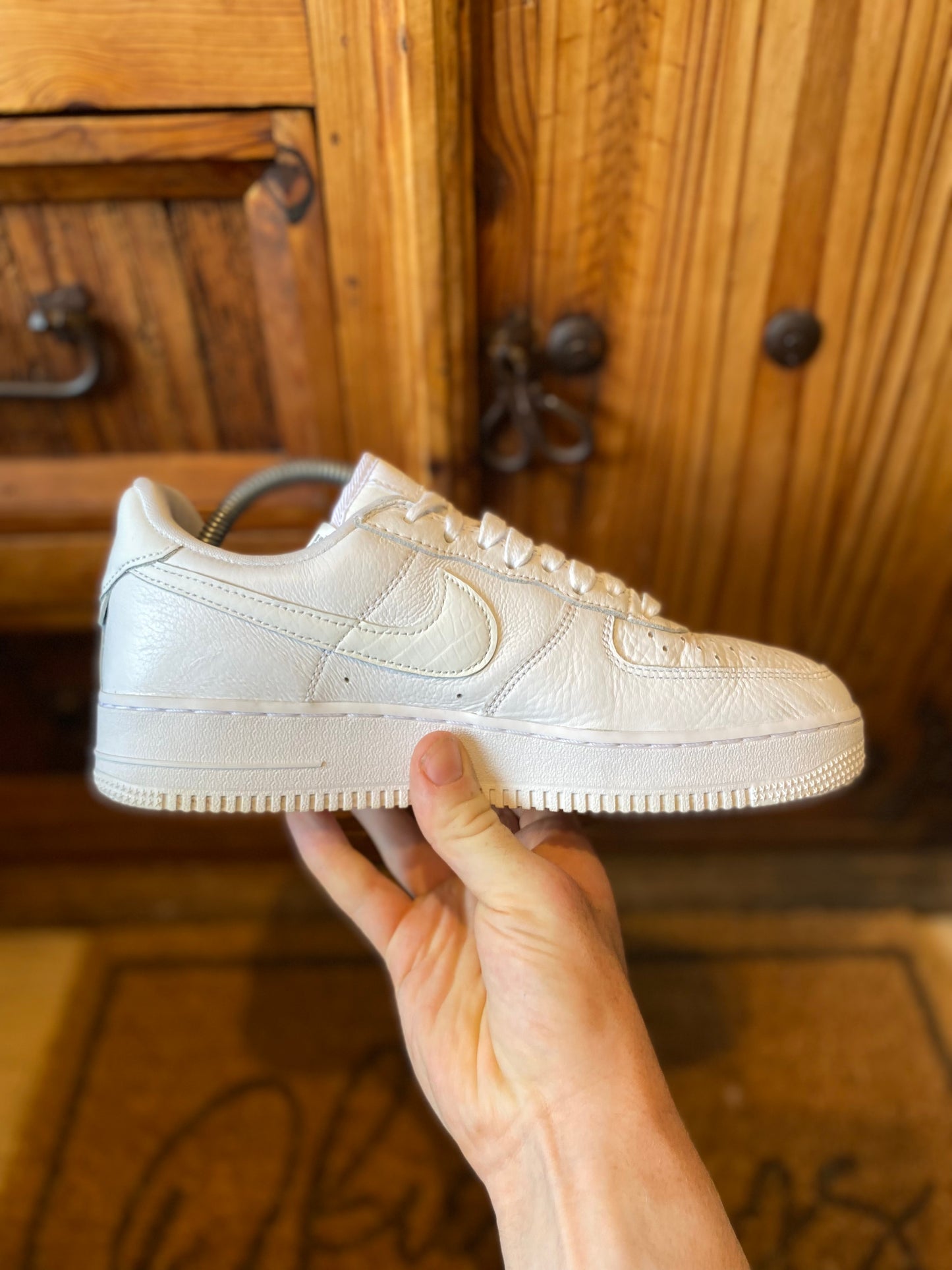 NIKE AIR FORCE 1 ‘QUADRUPLE WHITE’ - UK 7