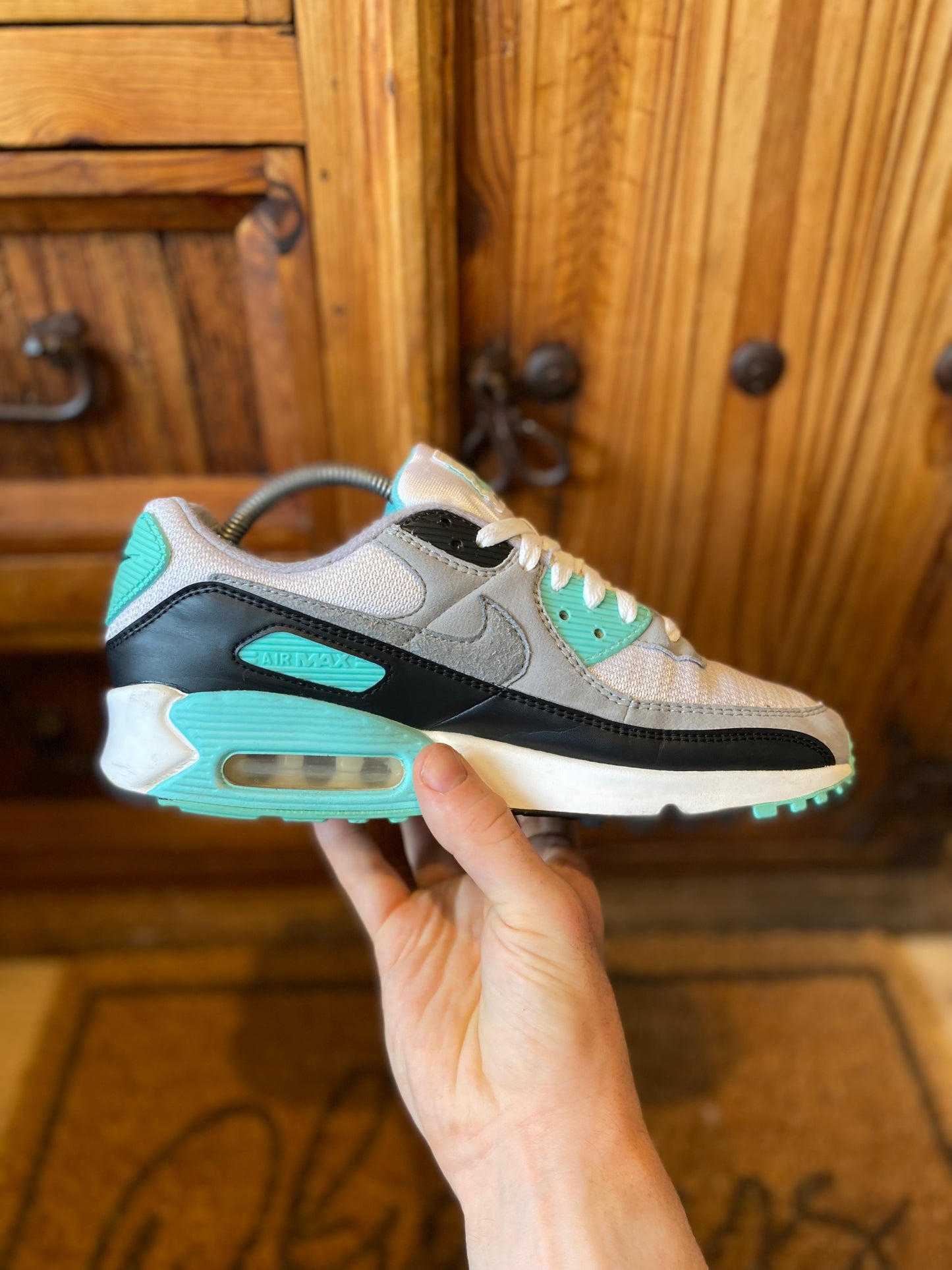 NIKE AIR MAX 90 RECRAFT HYPER TURQUOISE’ - UK 7.5