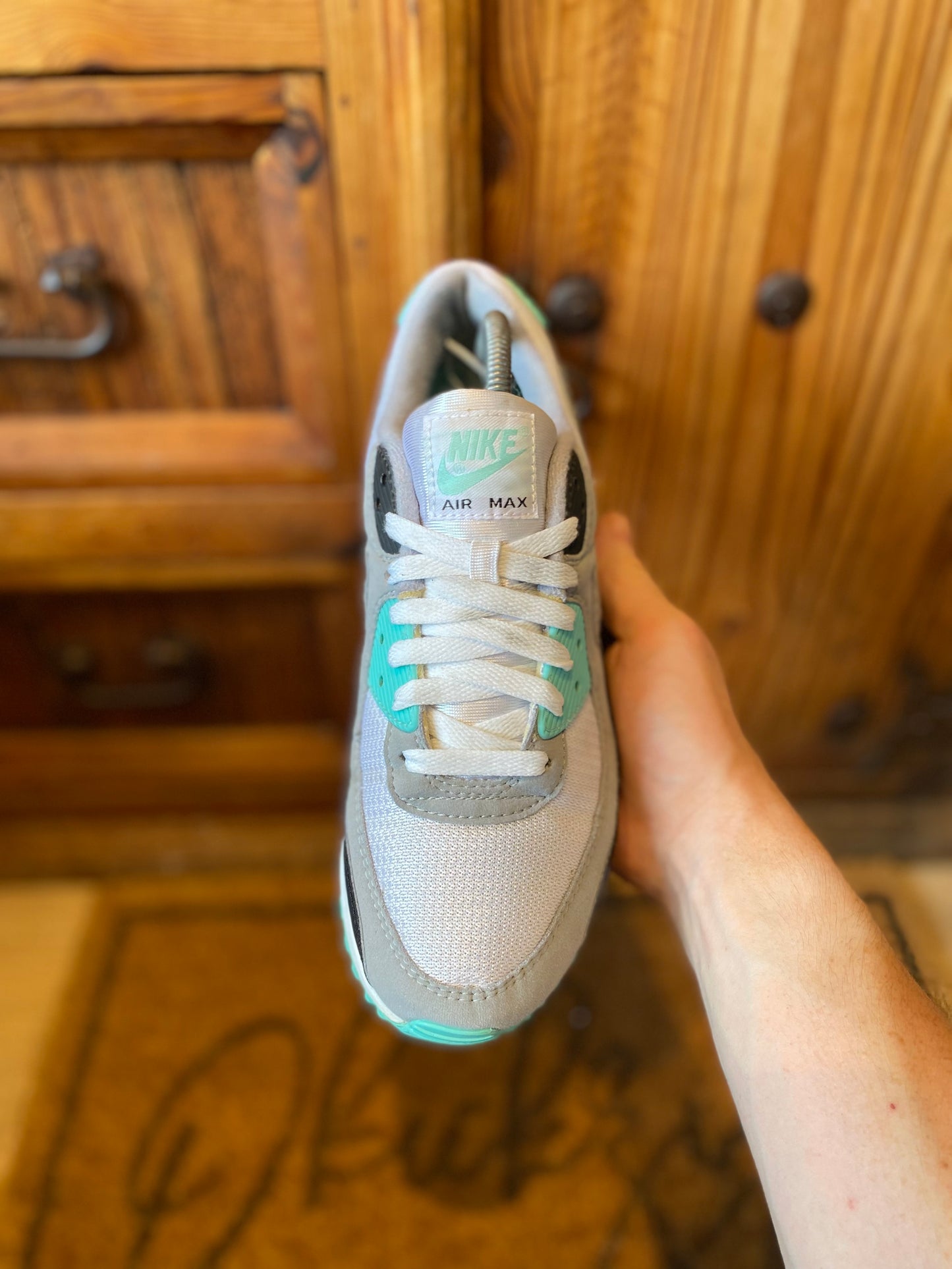 NIKE AIR MAX 90 RECRAFT HYPER TURQUOISE’ - UK 7.5