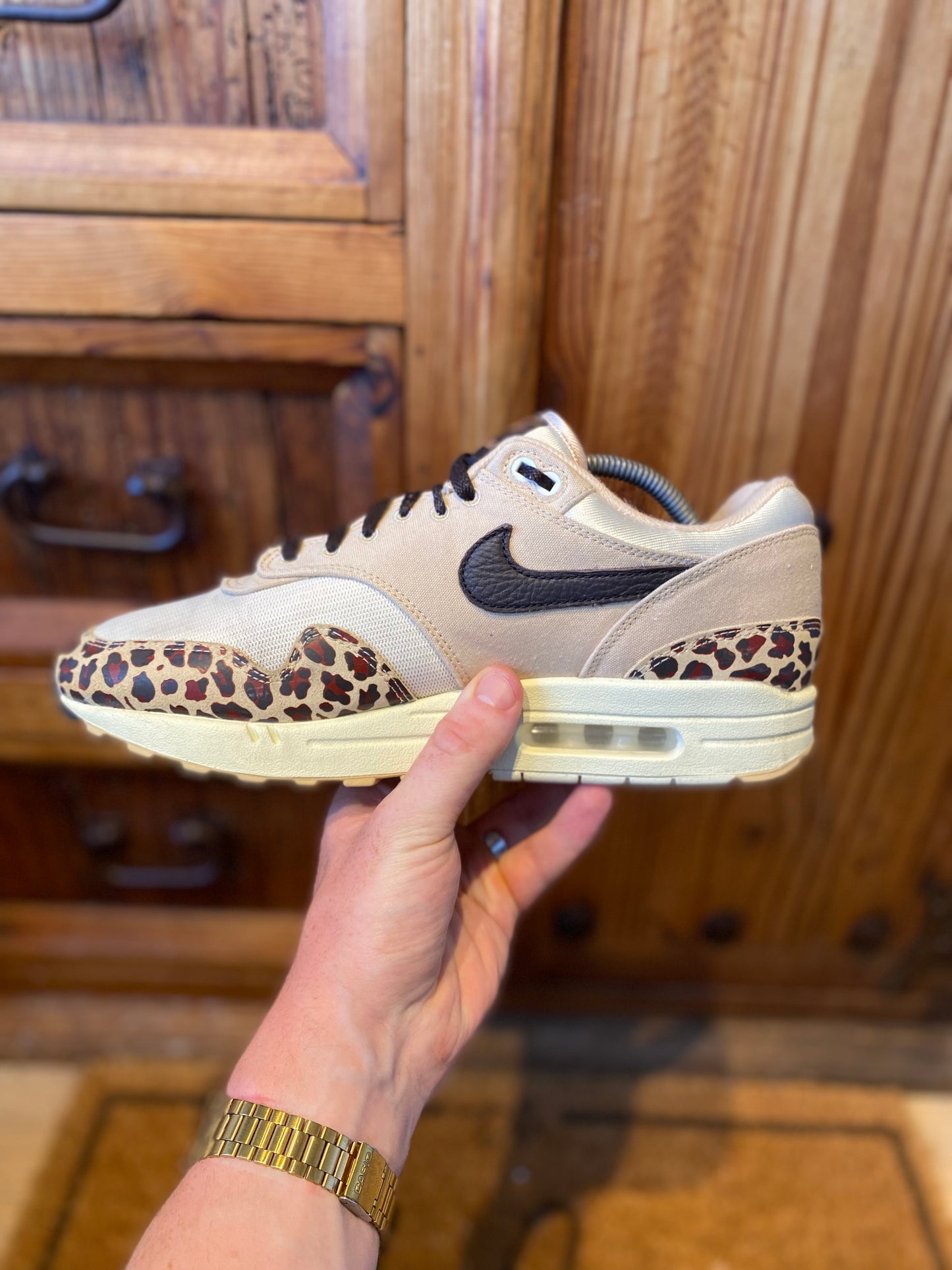 NIKE AIR MAX 1 ‘87 ‘SESAME LEOPARD’ - UK 9.5