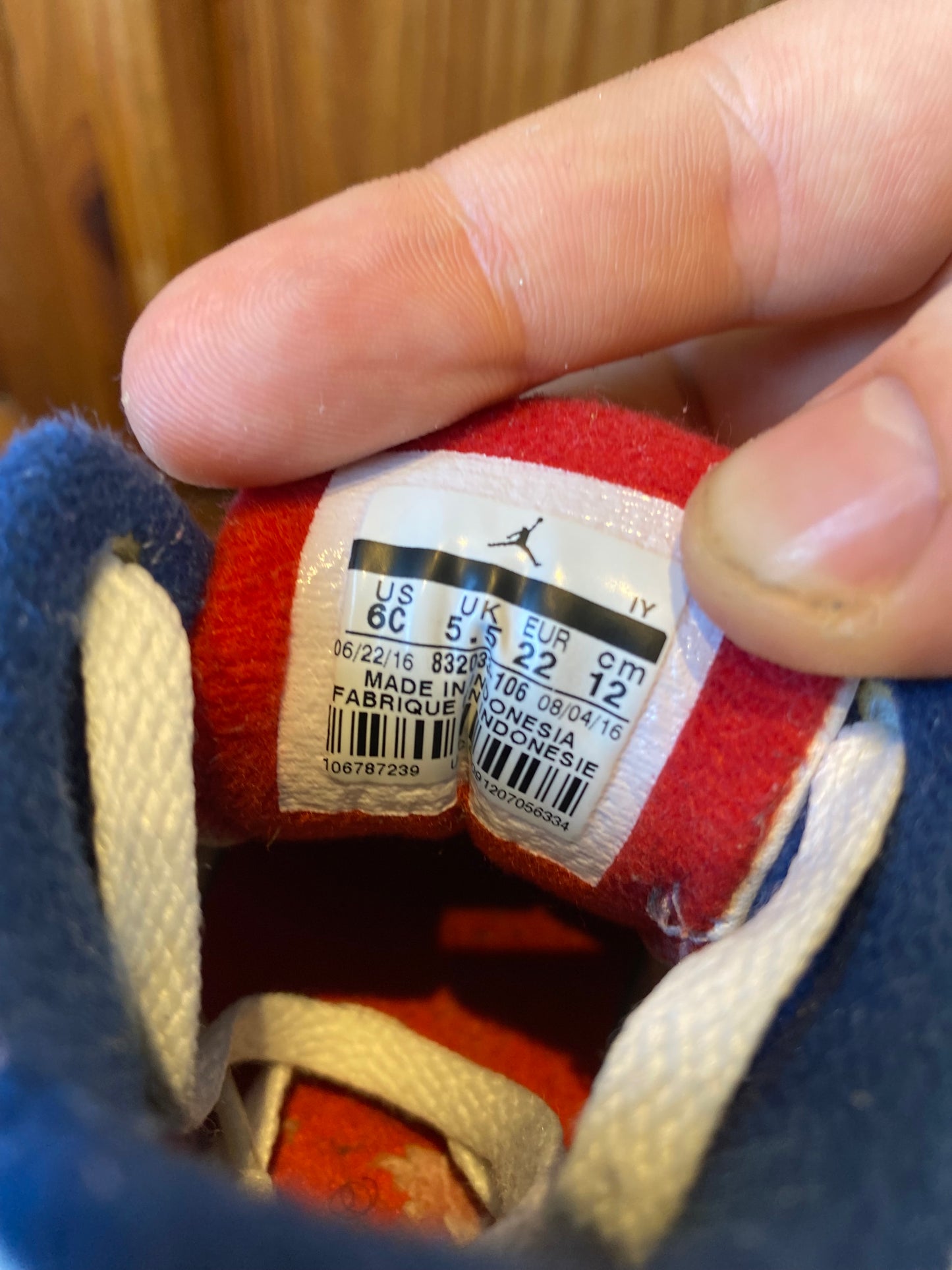 JORDAN 3 ‘TRUE BLUE’ - UK 5.5 TD