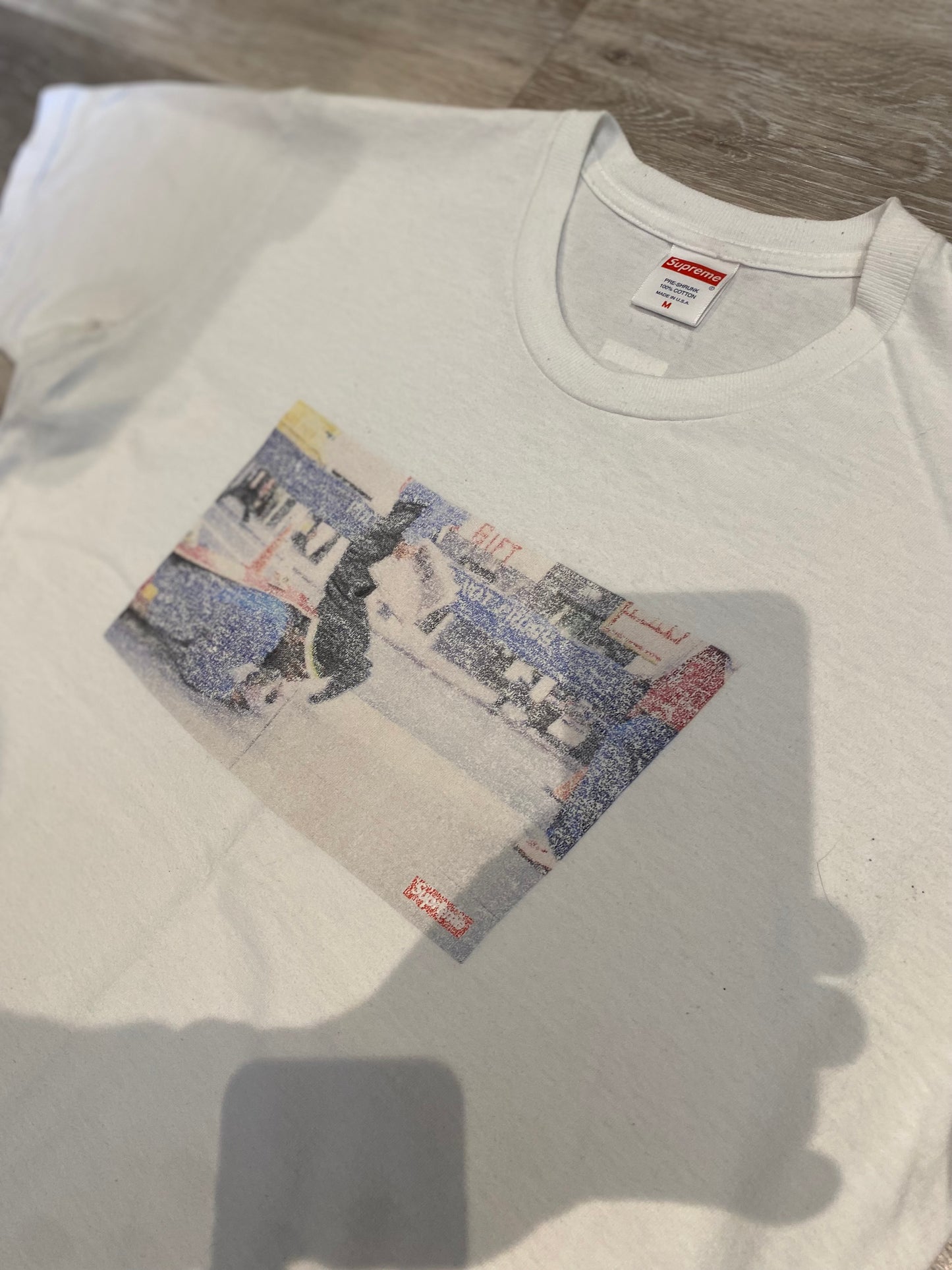 SUPREME ‘POPE.L TRAINING CRAWL’ T-SHIRT - M