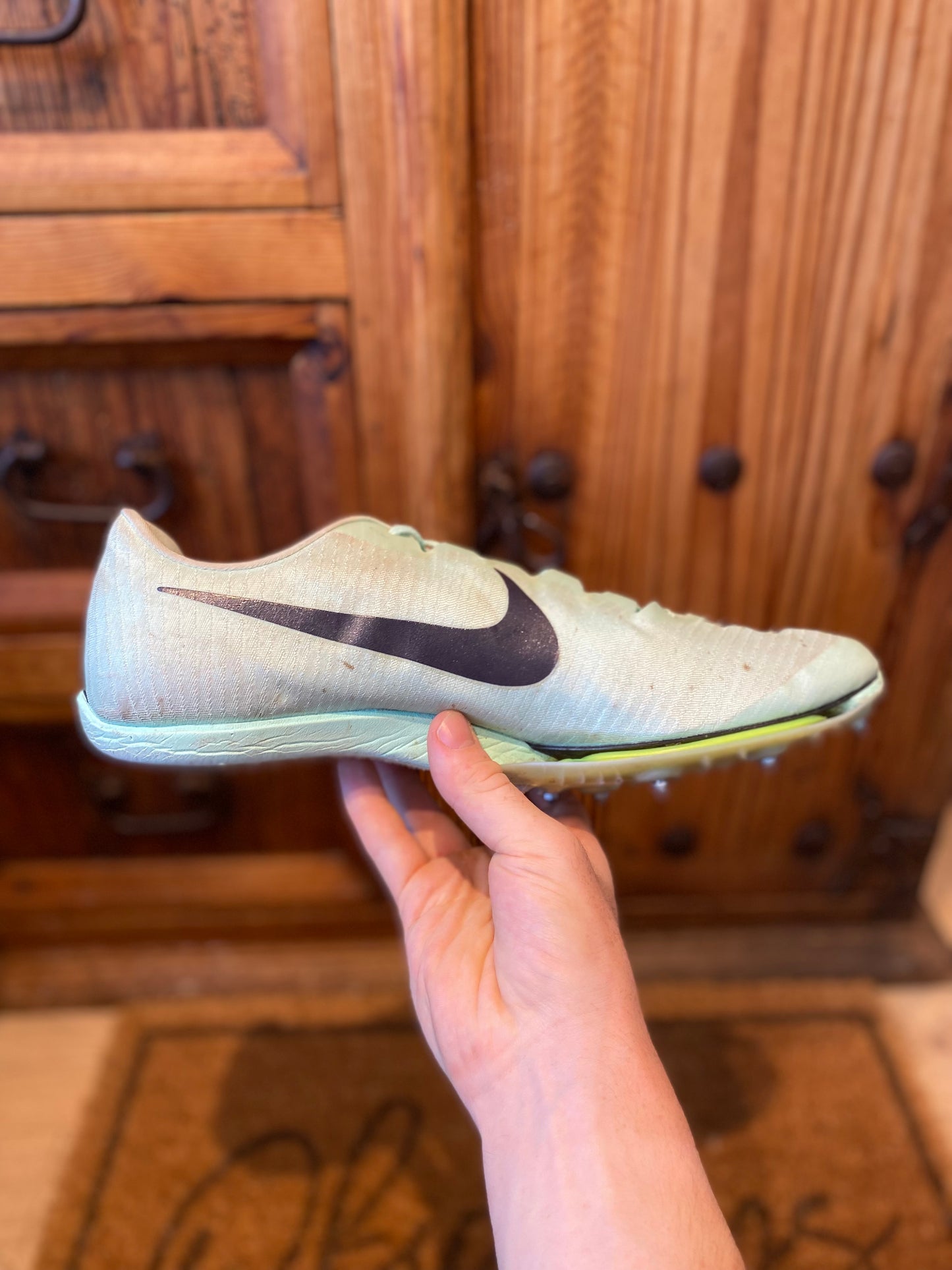 NIKE AIR ZOOM MAXFLY SPRINT SPIKES ‘MINT FOAM’ - UK 14