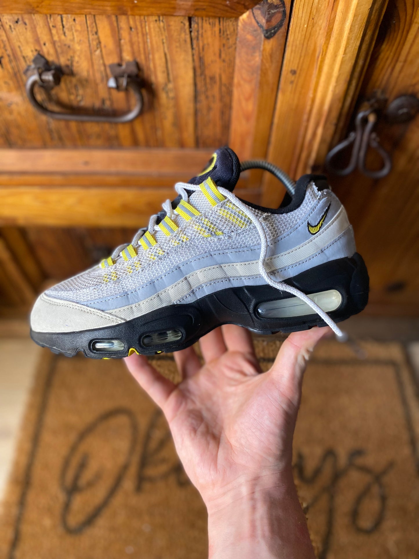 NIKE AIR MAX 95 ‘WOLF GREY TOUR YELLOW’ - UK 6.5