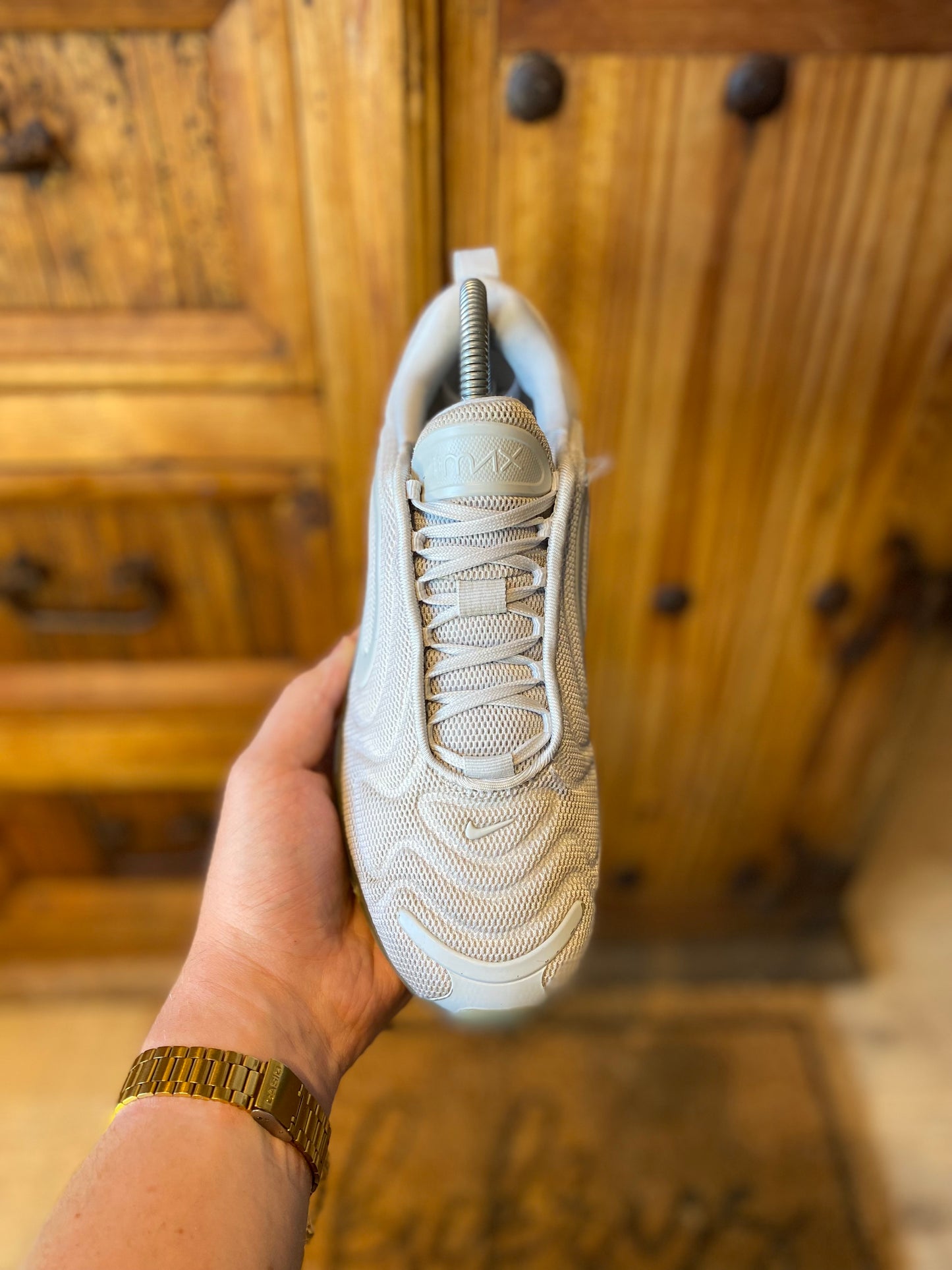 NIKE AIR MAX 720 ‘WHITE PURE PLATINUM’ - UK 5.5