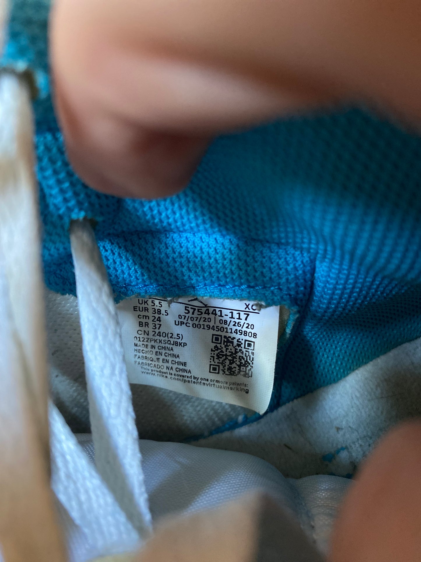 JORDAN 1 HIGH ‘UNC’ - UK 5.5