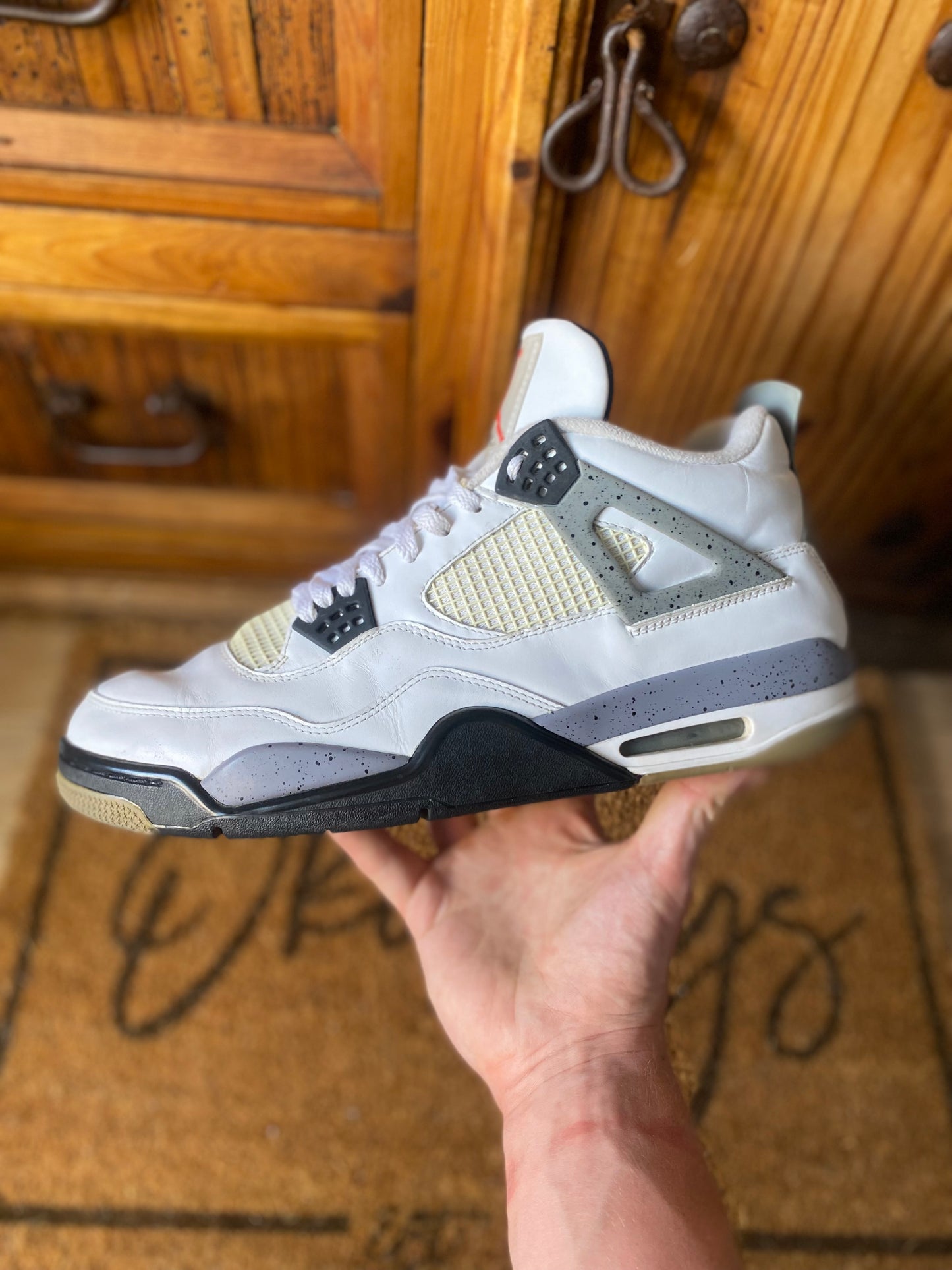 JORDAN 4 ‘WHITE CEMENT’ 2012- UK 12.5
