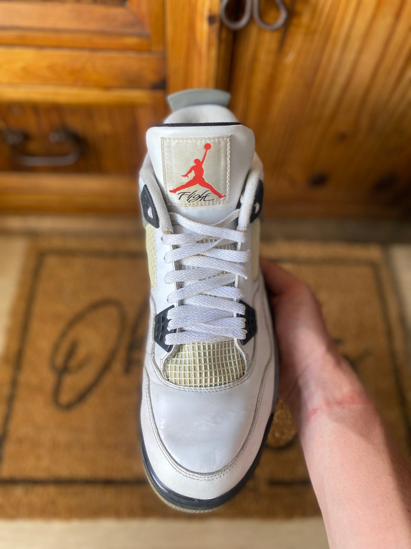 JORDAN 4 ‘WHITE CEMENT’ 2012- UK 12.5