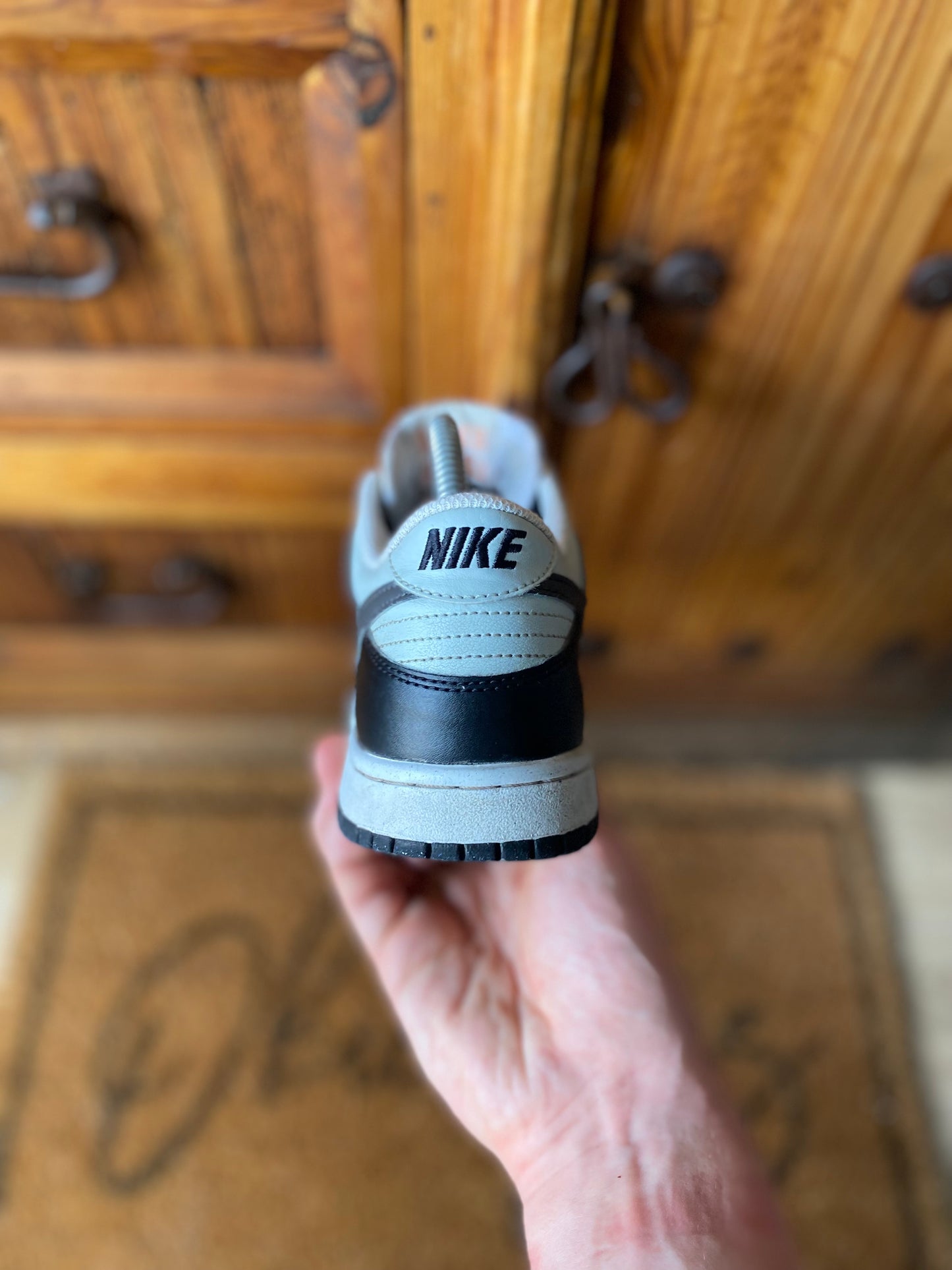 NIKE DUNK LOW ‘TOTAL BLACK ORANGE’ - UK 5.5
