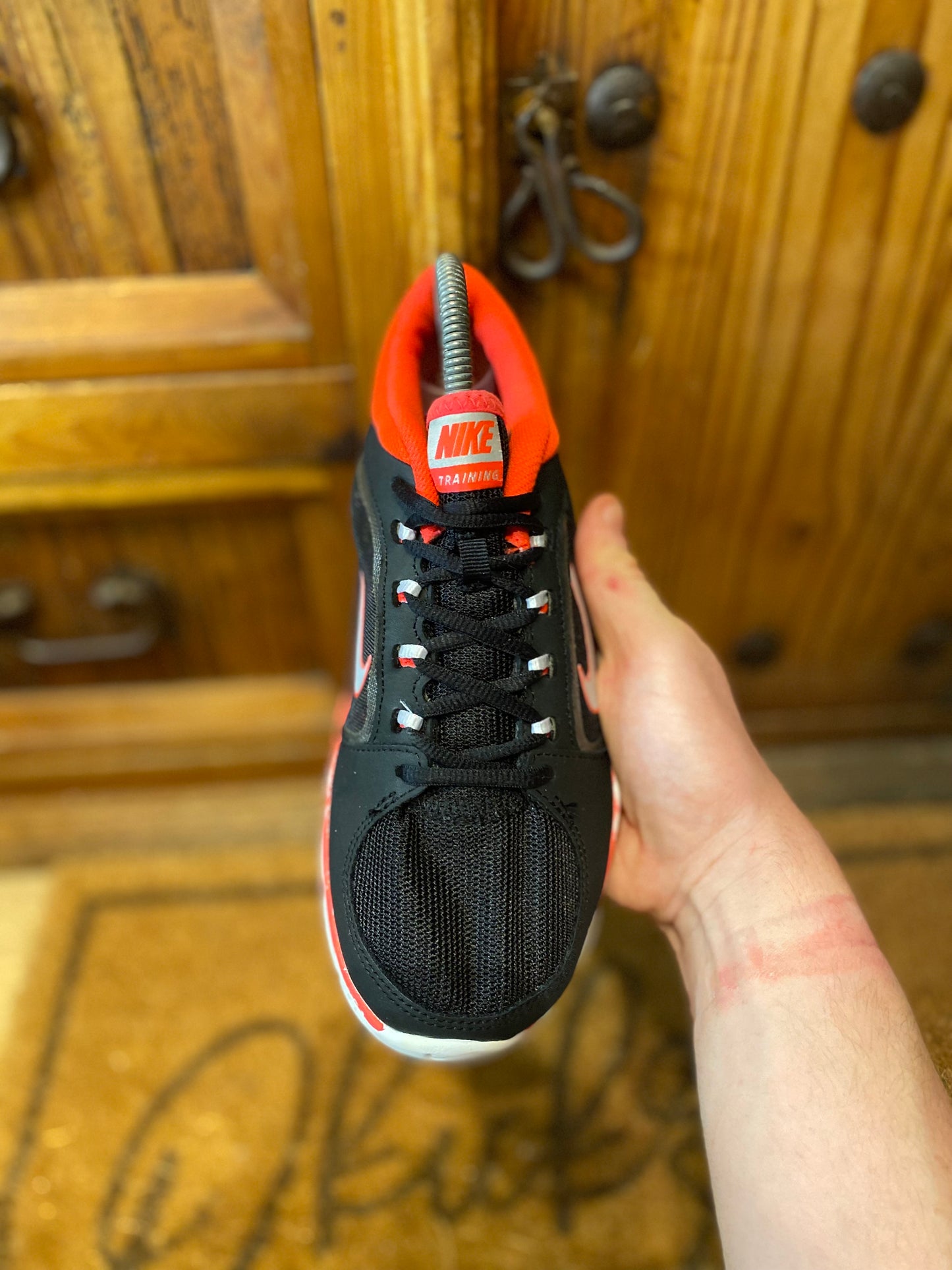 NIKE FLEX TRAINER 4 ‘BLACK PURE PLATINUM’ - UK 4