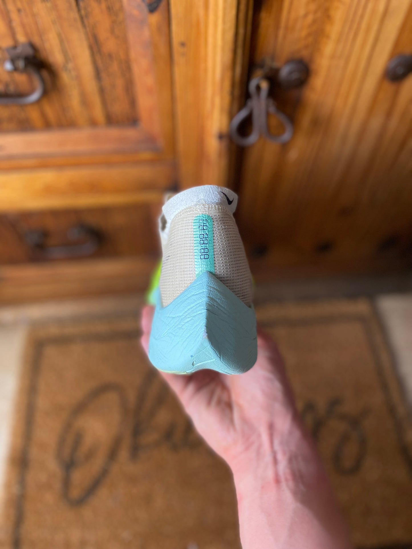 NIKE VAPORFLY 2 ‘COCONUT MILK GHOST GREEN’ - UK 12