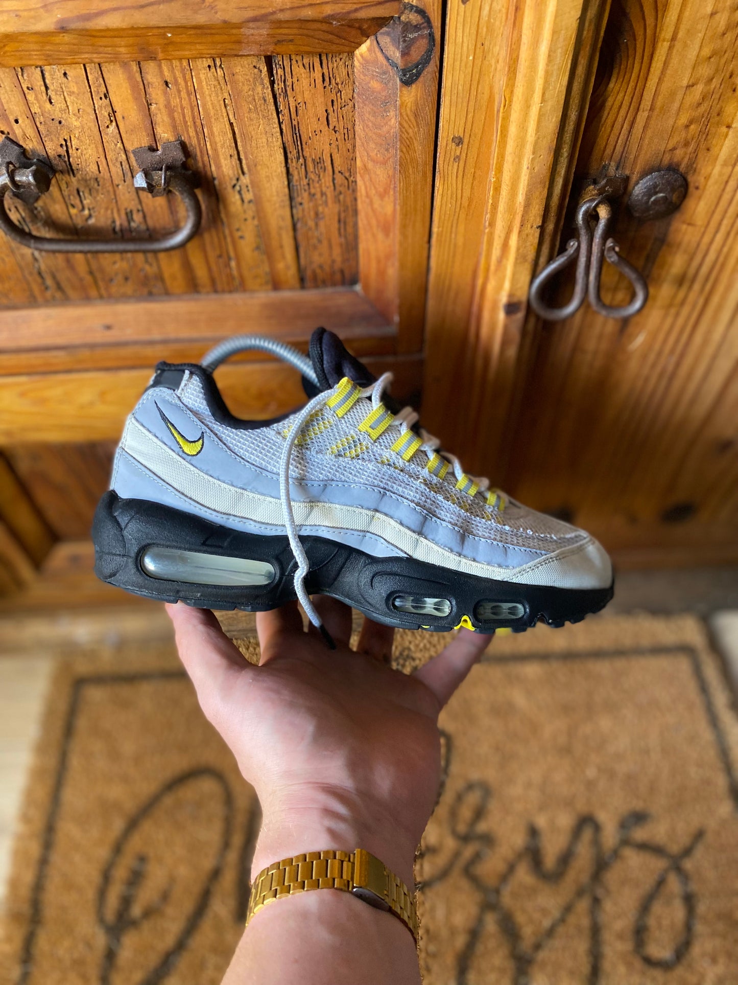 NIKE AIR MAX 95 ‘WOLF GREY TOUR YELLOW’ - UK 6.5