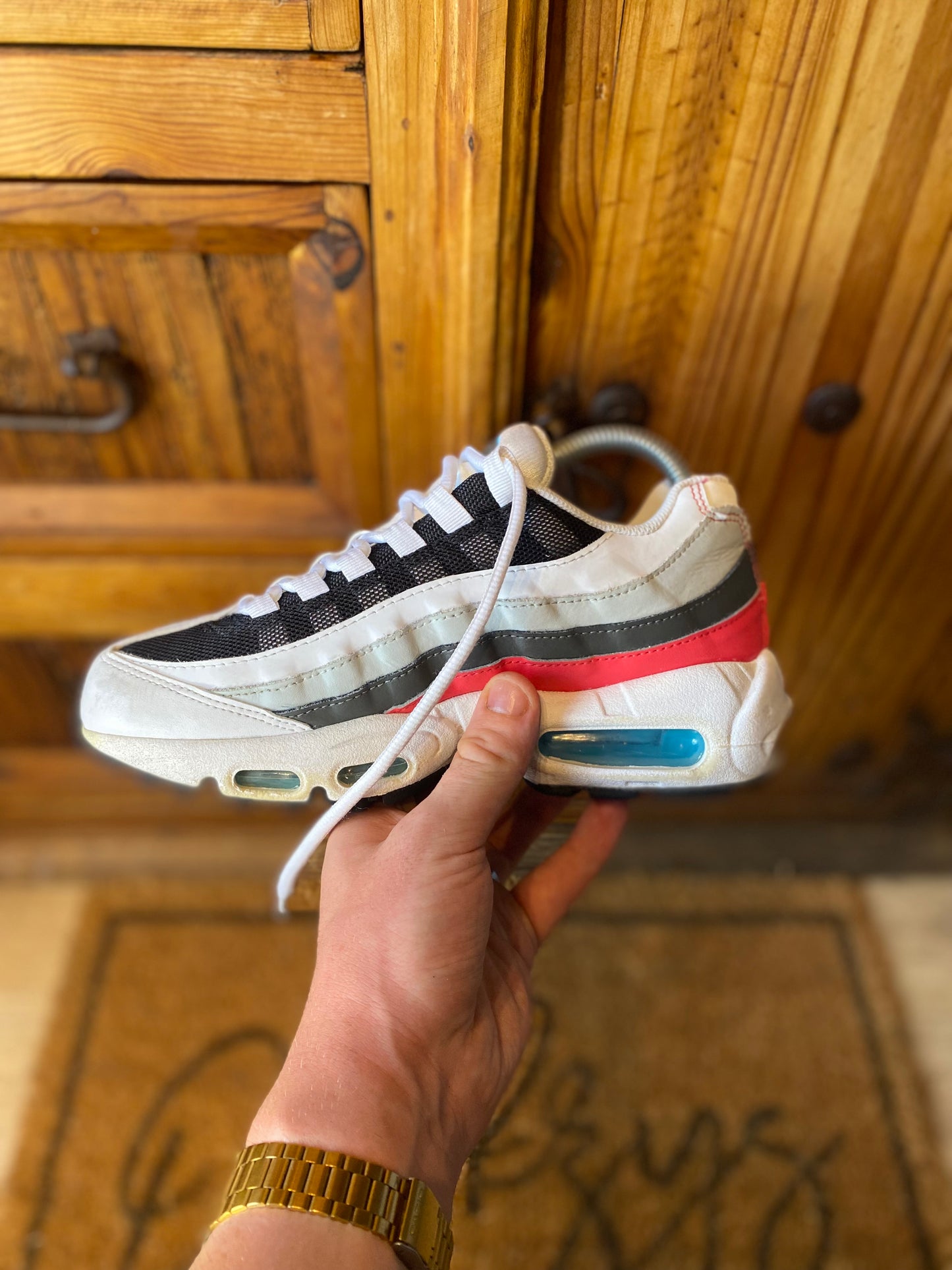 NIKE AIR MAX 95 ‘WHITE CHLORINE BLUE’ - UK 5.5