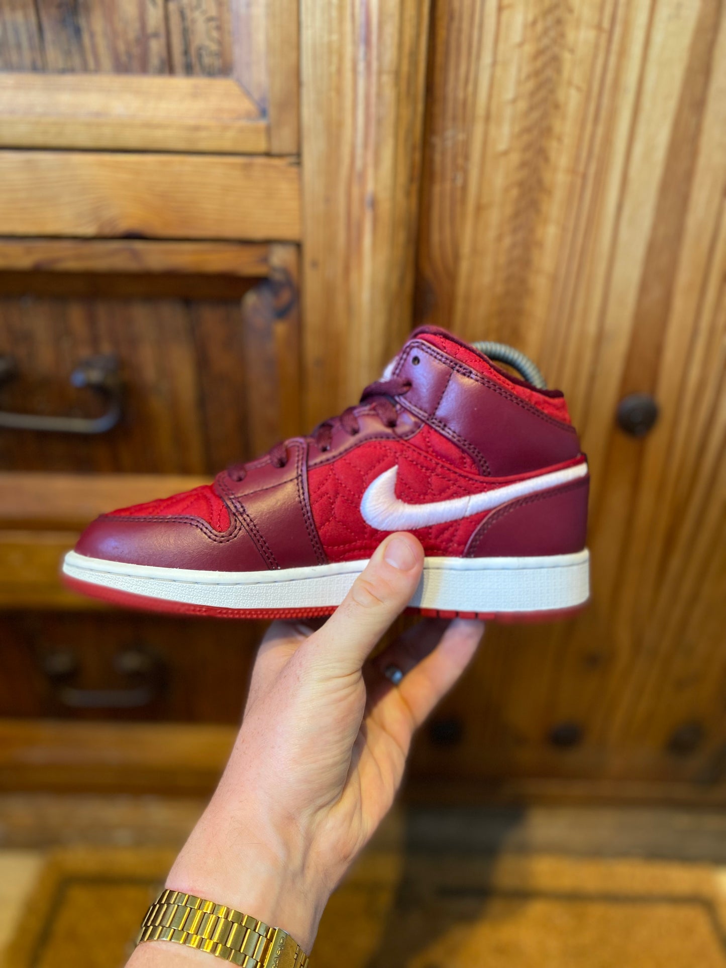 JORDAN 1 MID ‘RED QUILT’ - UK 4