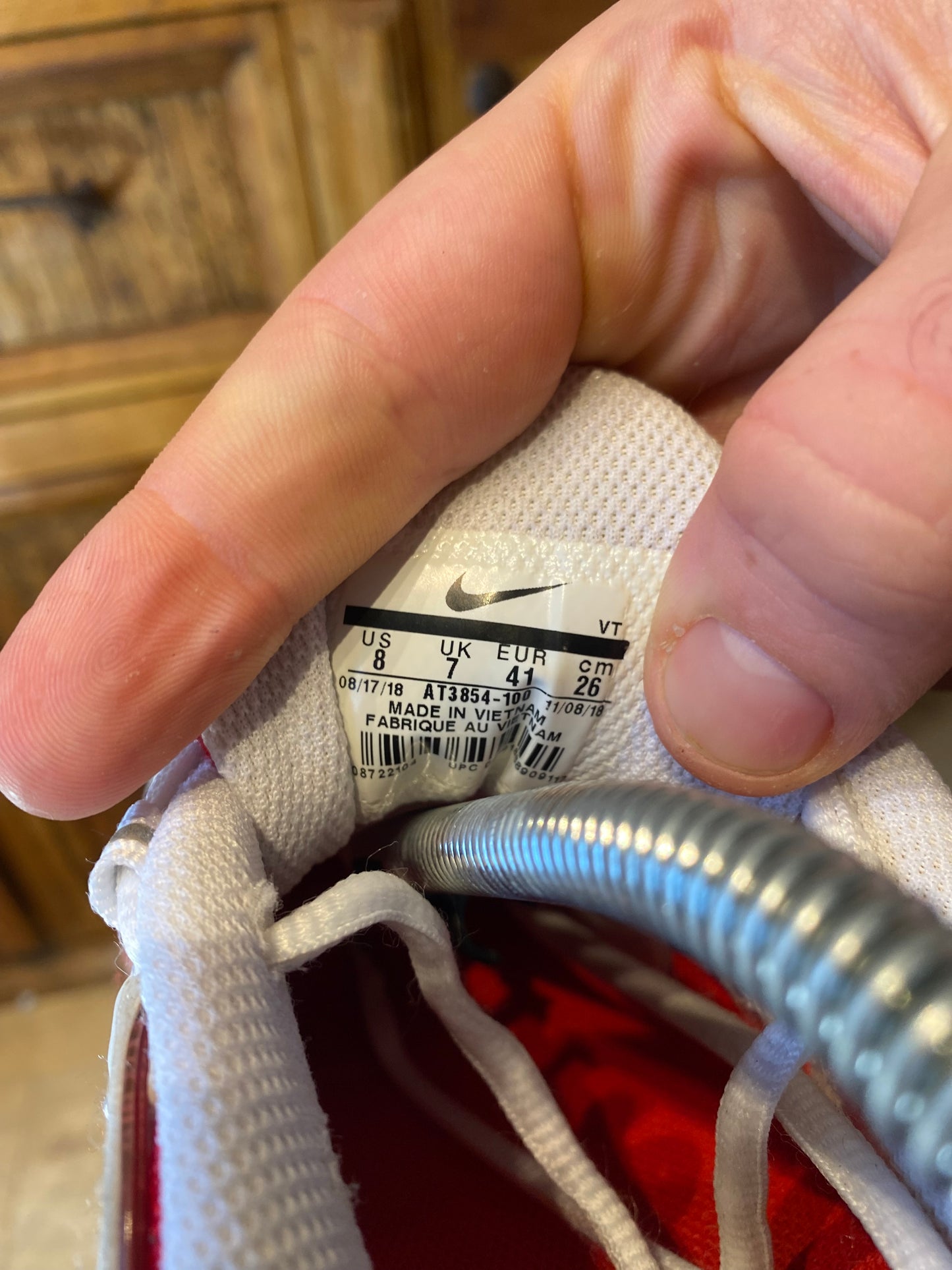 NIKE AIR MAX TAILWIND 4 ‘SUPREME WHITE’ - UK 7