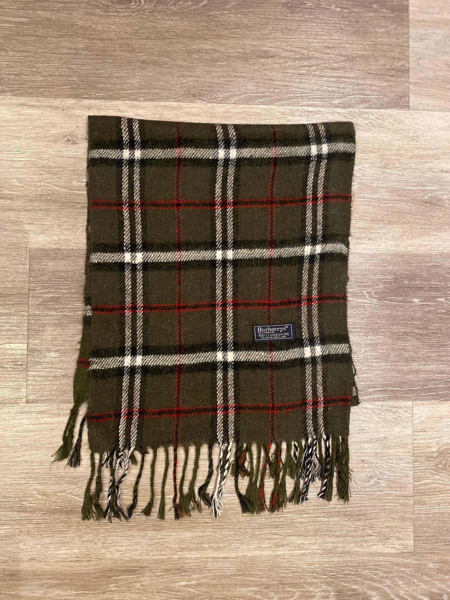 BURBERRY 100% LAMBSWOOL SCARF