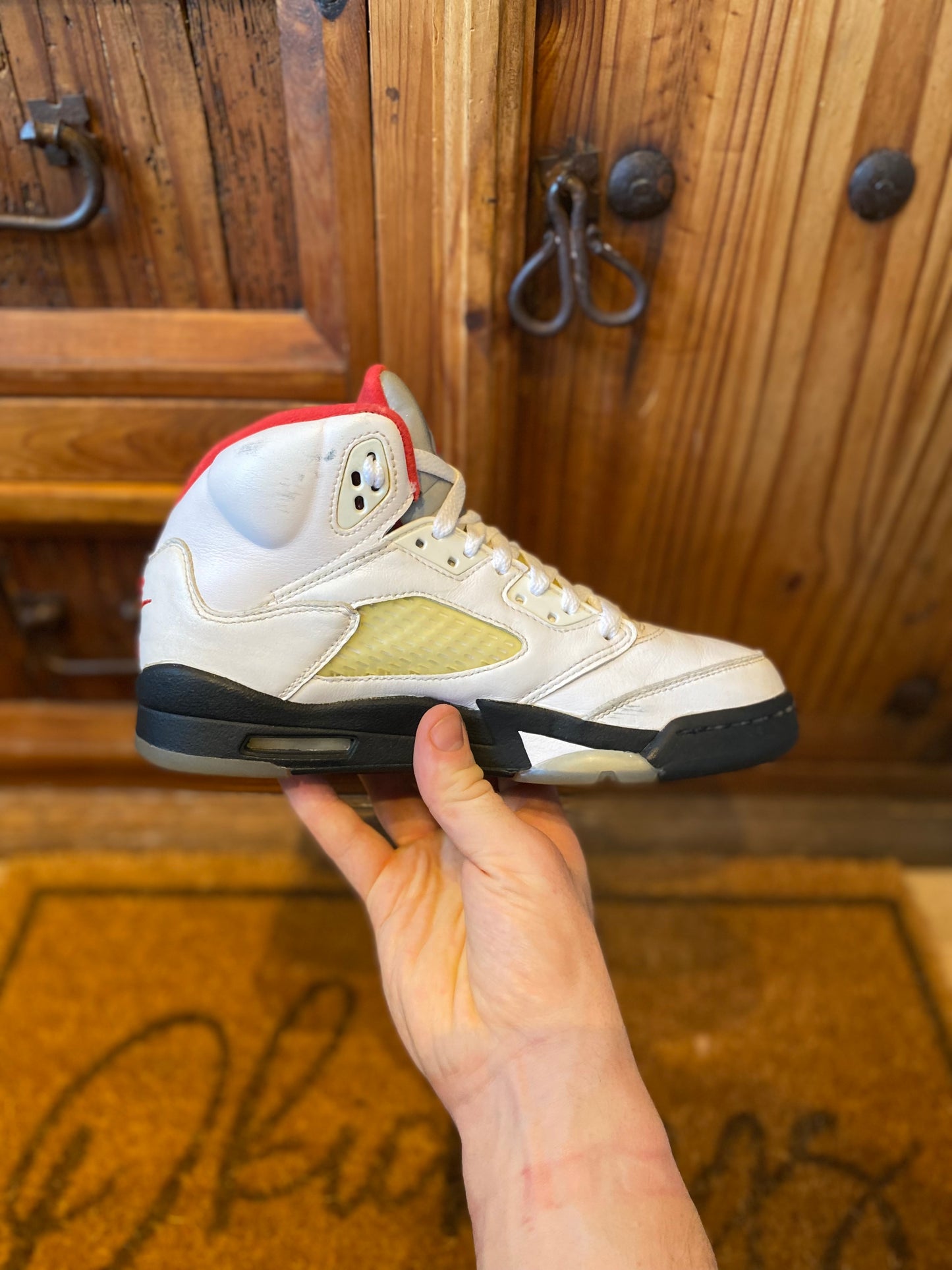 JORDAN 5 ‘FIRE RED SILVER TONGUE’ - UK 5.5