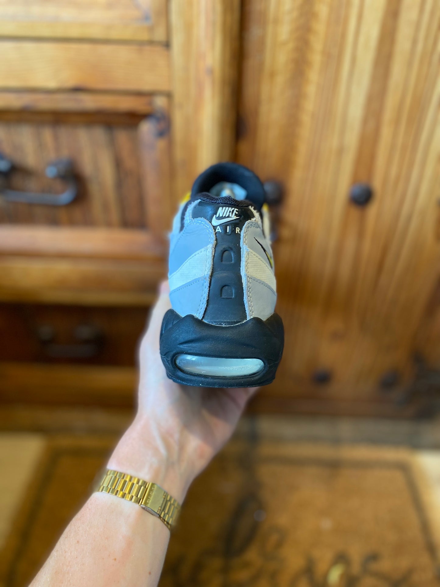 NIKE AIR MAX 95 ‘WOLF GREY TOUR YELLOW’ - UK 9