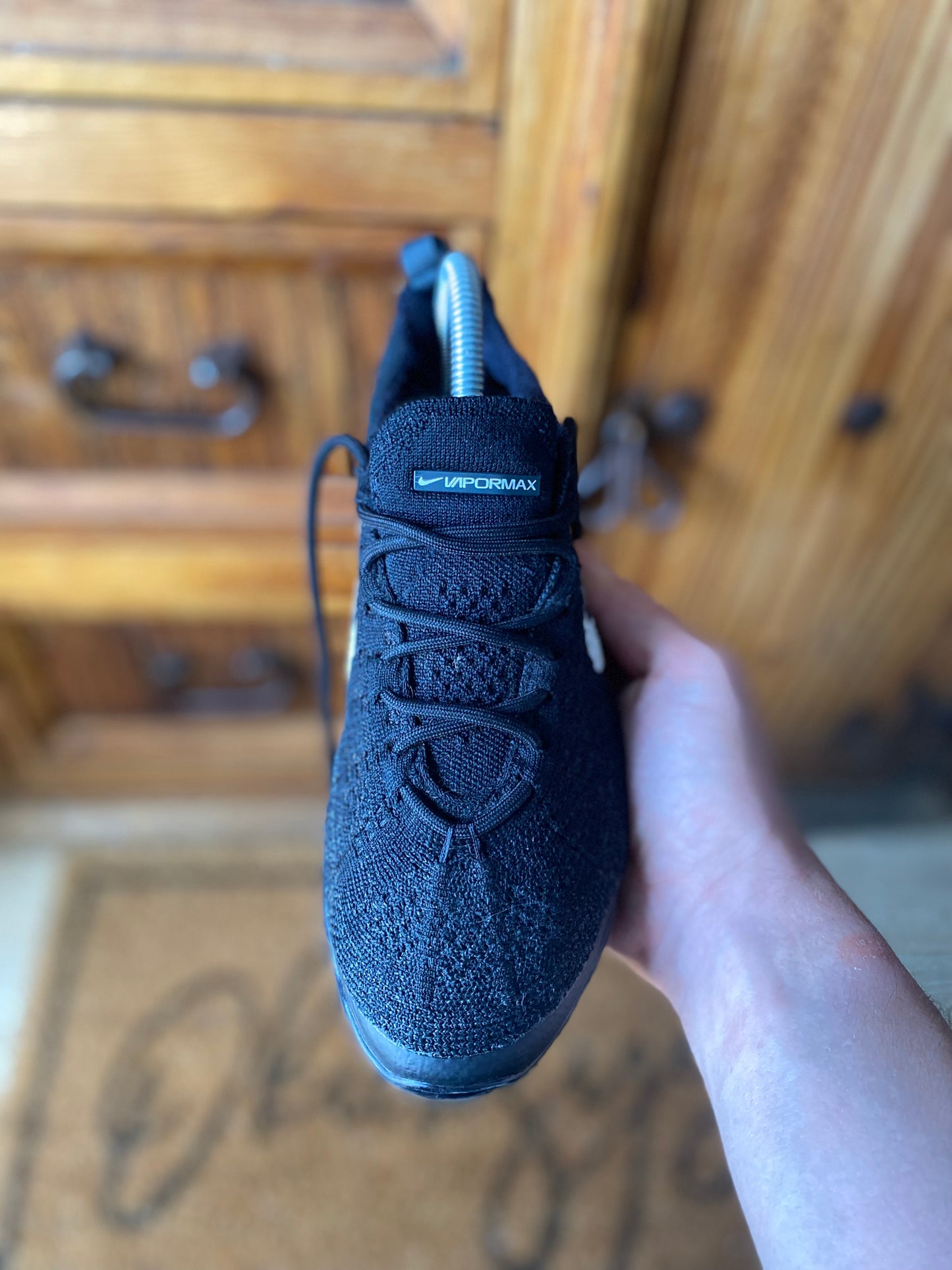 NIKE VAPORMAX FLYKNIT ‘BLACK SAIL ANTHRACITE’ - UK 5