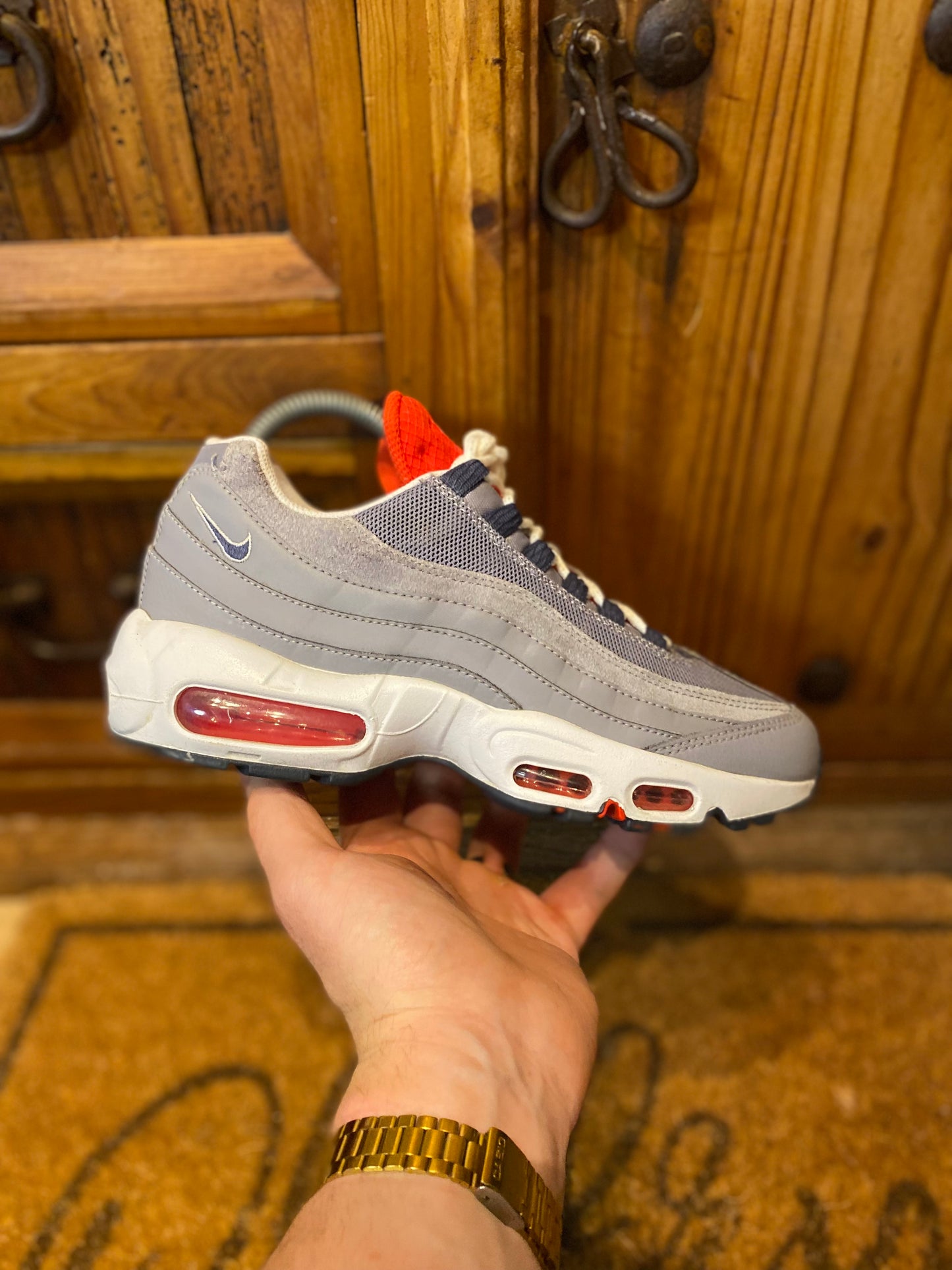 NIKE AIR MAX 95 ‘GREY NAVY CRIMSON’ - UK 5.5