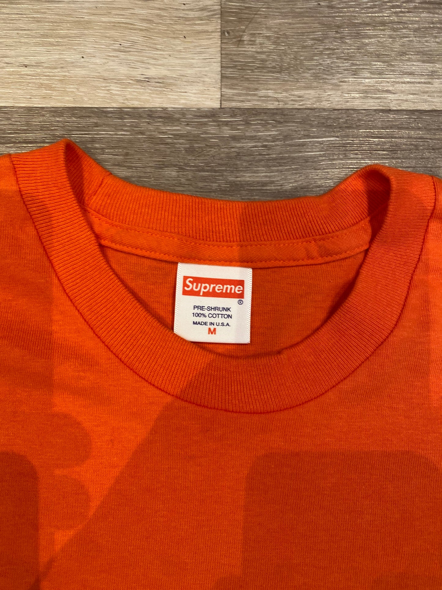 SUPREME ORANGE DIGI T-SHIRT - SS17 - M