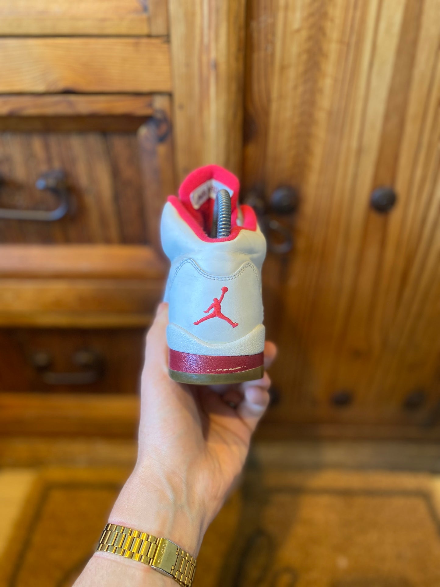 JORDAN 5 ‘WHITE SCARLET FIRE’ - UK 4