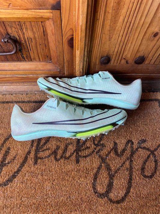 NIKE AIR ZOOM MAXFLY ‘MINT FOAM’ SPRINT SPIKES - UK 14