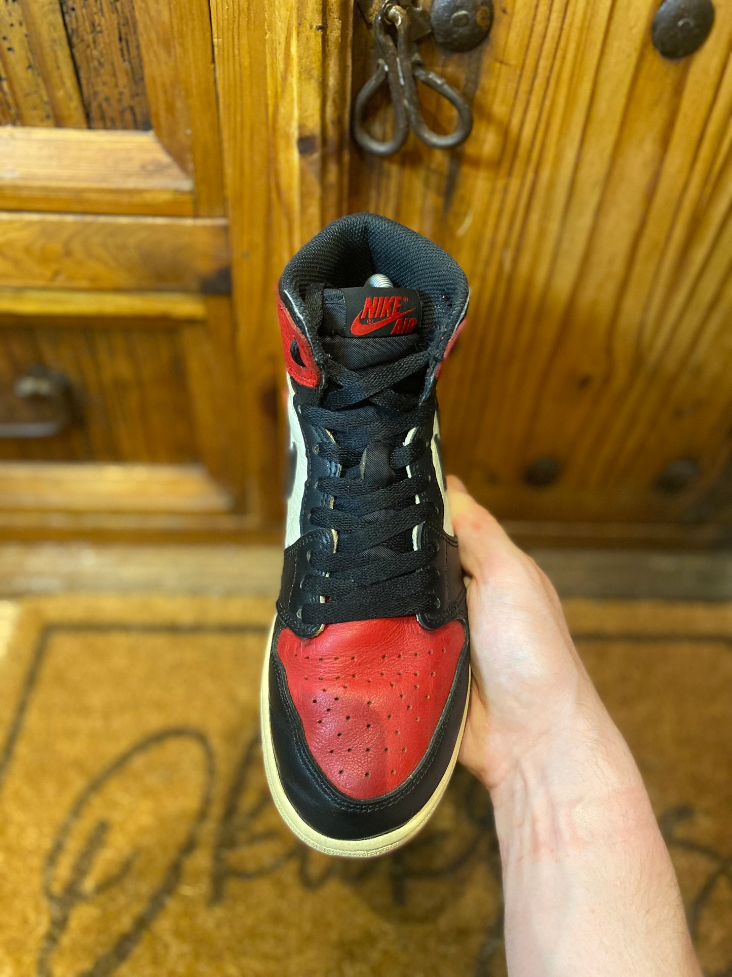 JORDAN 1 HIGH ‘BRED TOE’ - UK 6