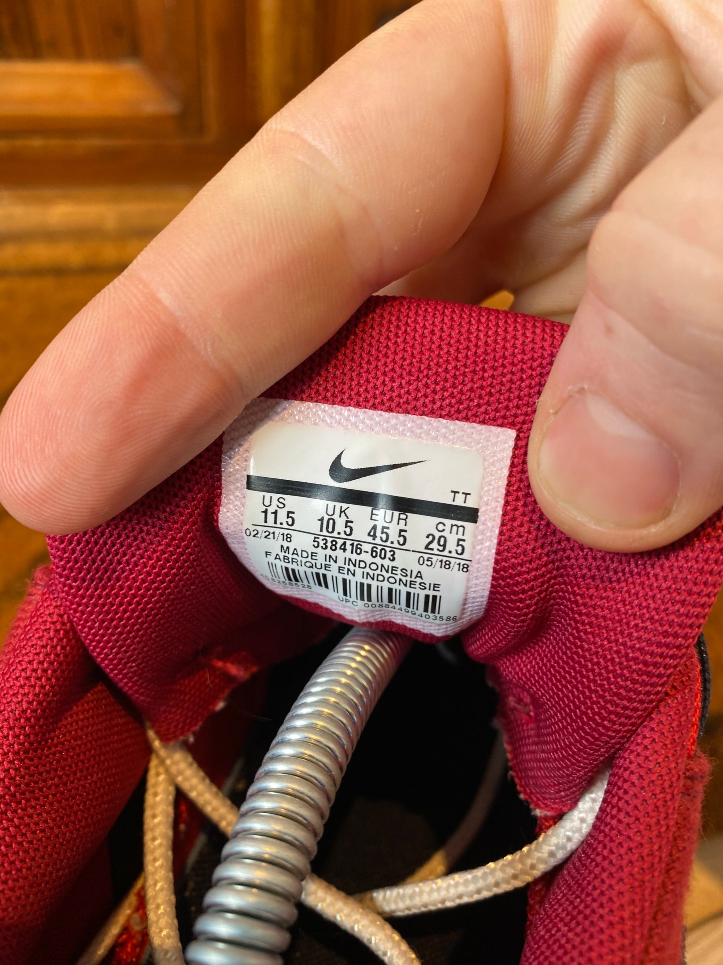 NIKE AIR MAX 95 ‘RED CRUSH WHEAT GOLD’ - UK 10.5