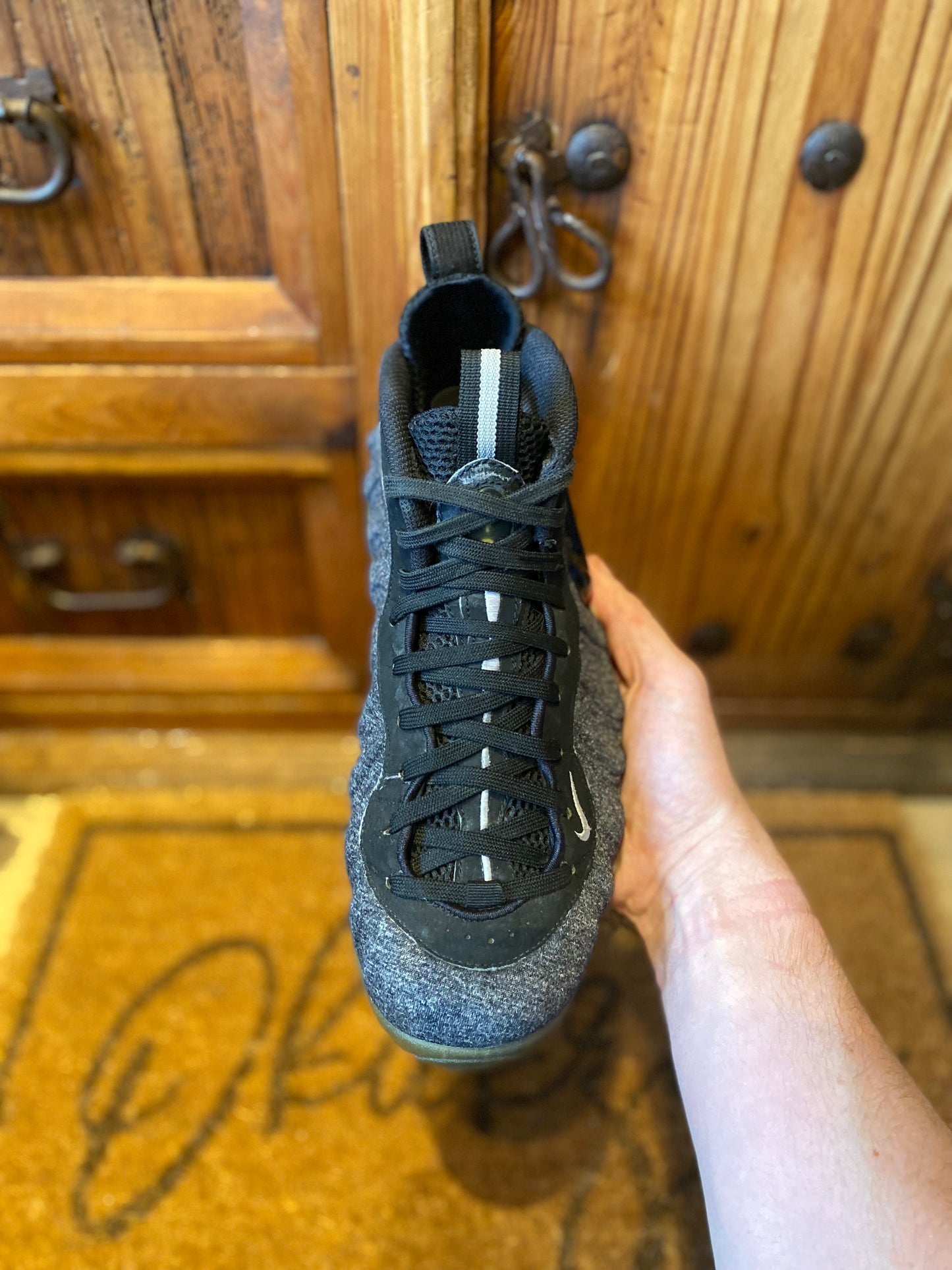 NIKE AIR FOAMPOSITE PRO ‘WOOL FLEECE’ - UK 8