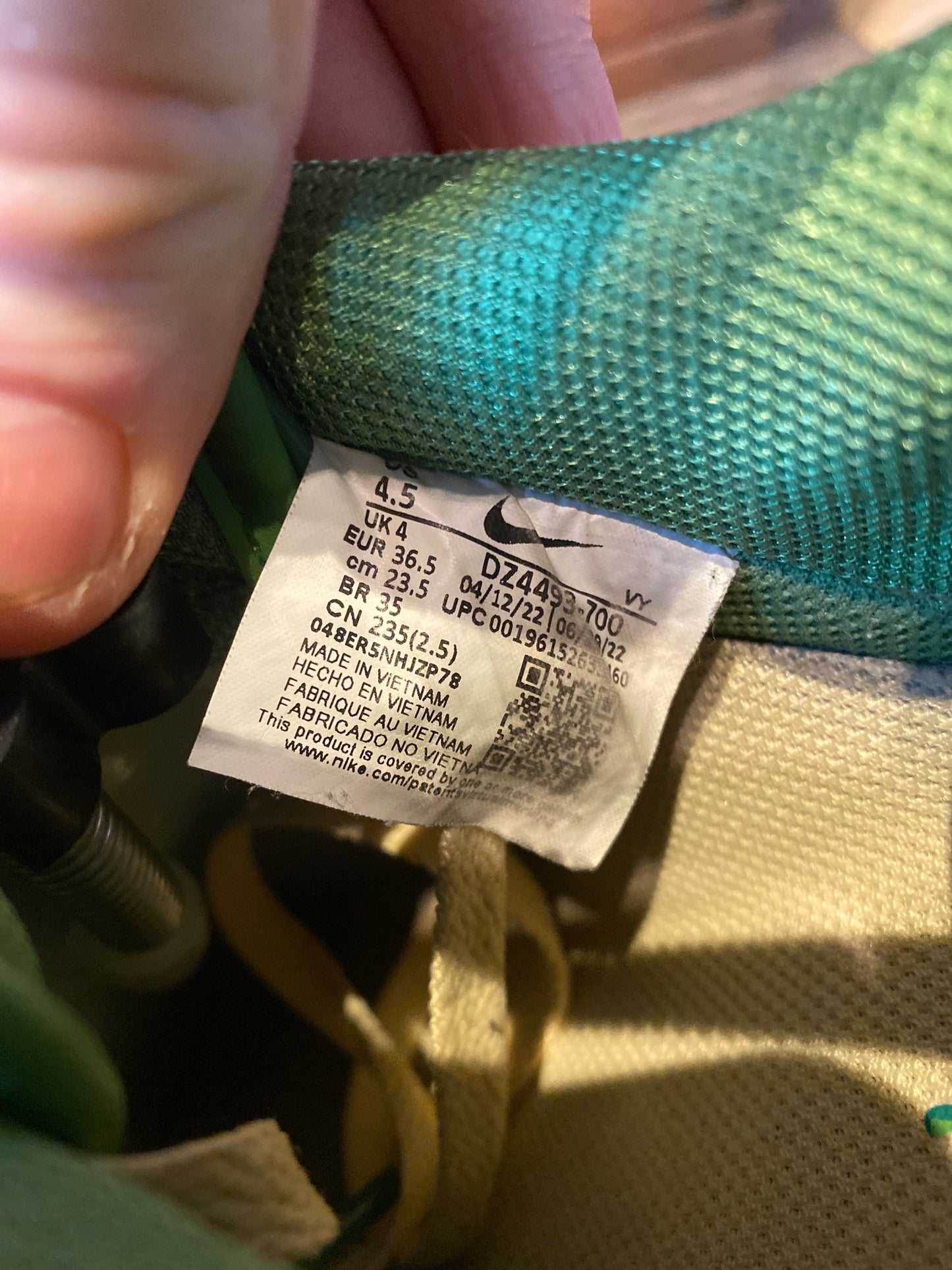 NIKE AIR FORCE 1 ‘CHILLI PEPPER’ - UK 4