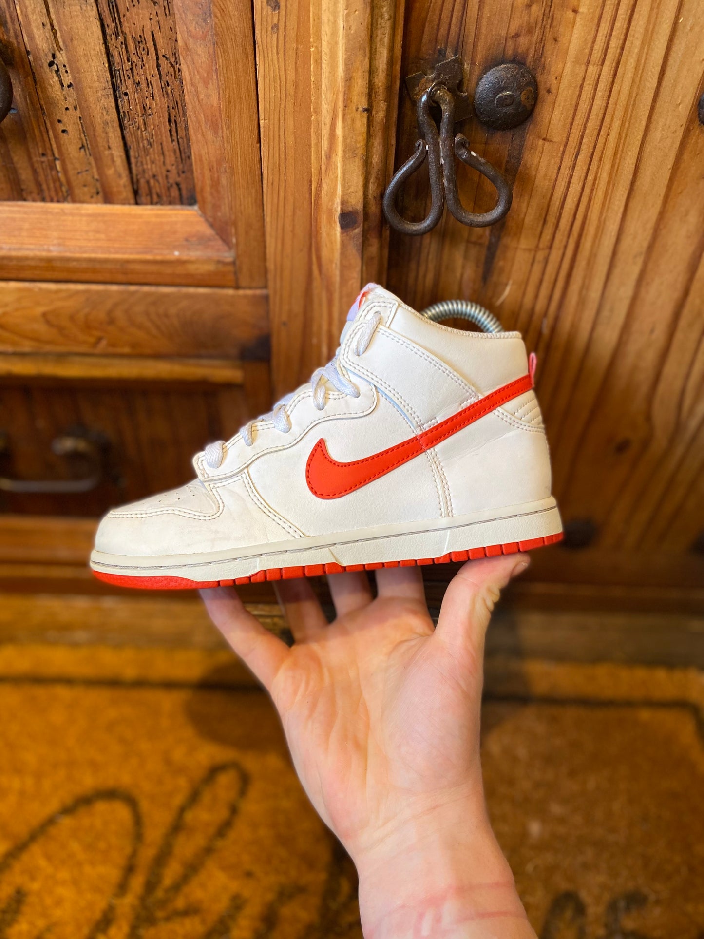 NIKE DUNK HIGH ‘WHITE PICANTE RED’ - UK 2