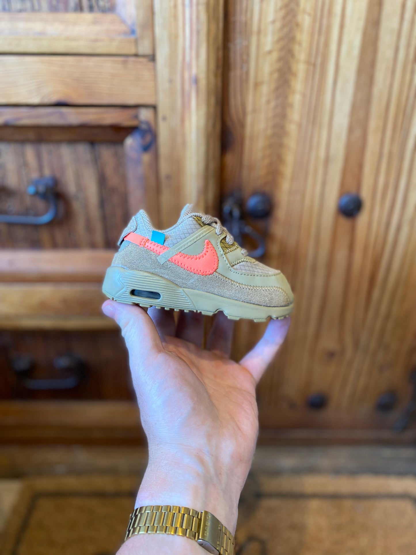 NIKE AIR MAX 90 ‘OFF-WHITE DESERT ORE’ - UK 5.5 TD