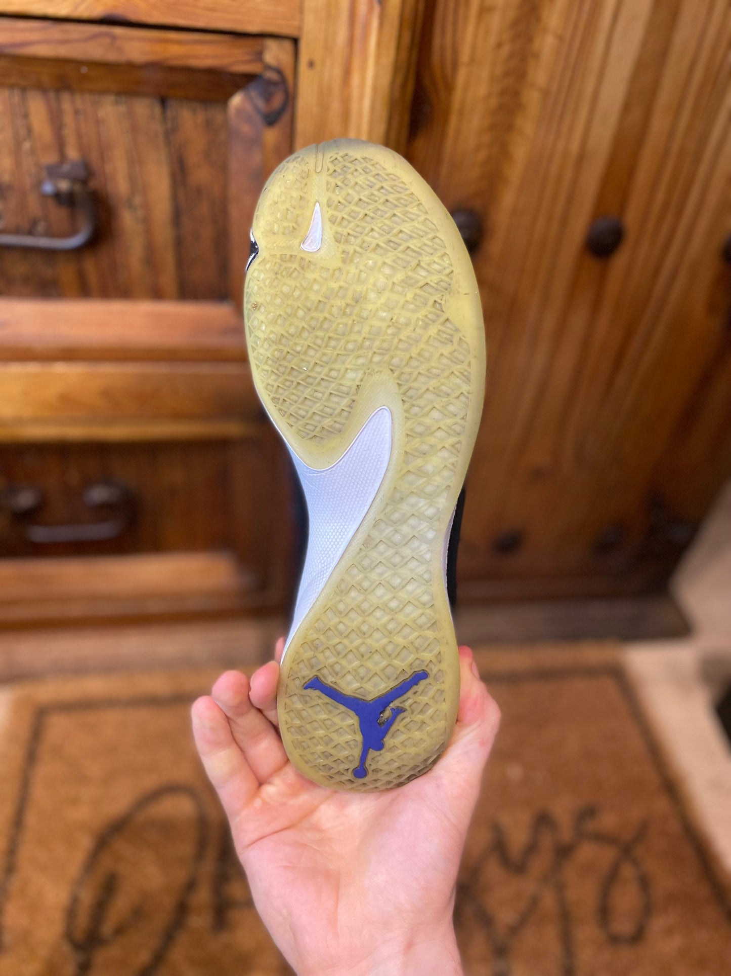 JORDAN SUPER FLY 5 ‘BLACK CONCORD WHITE’ - UK 7.5