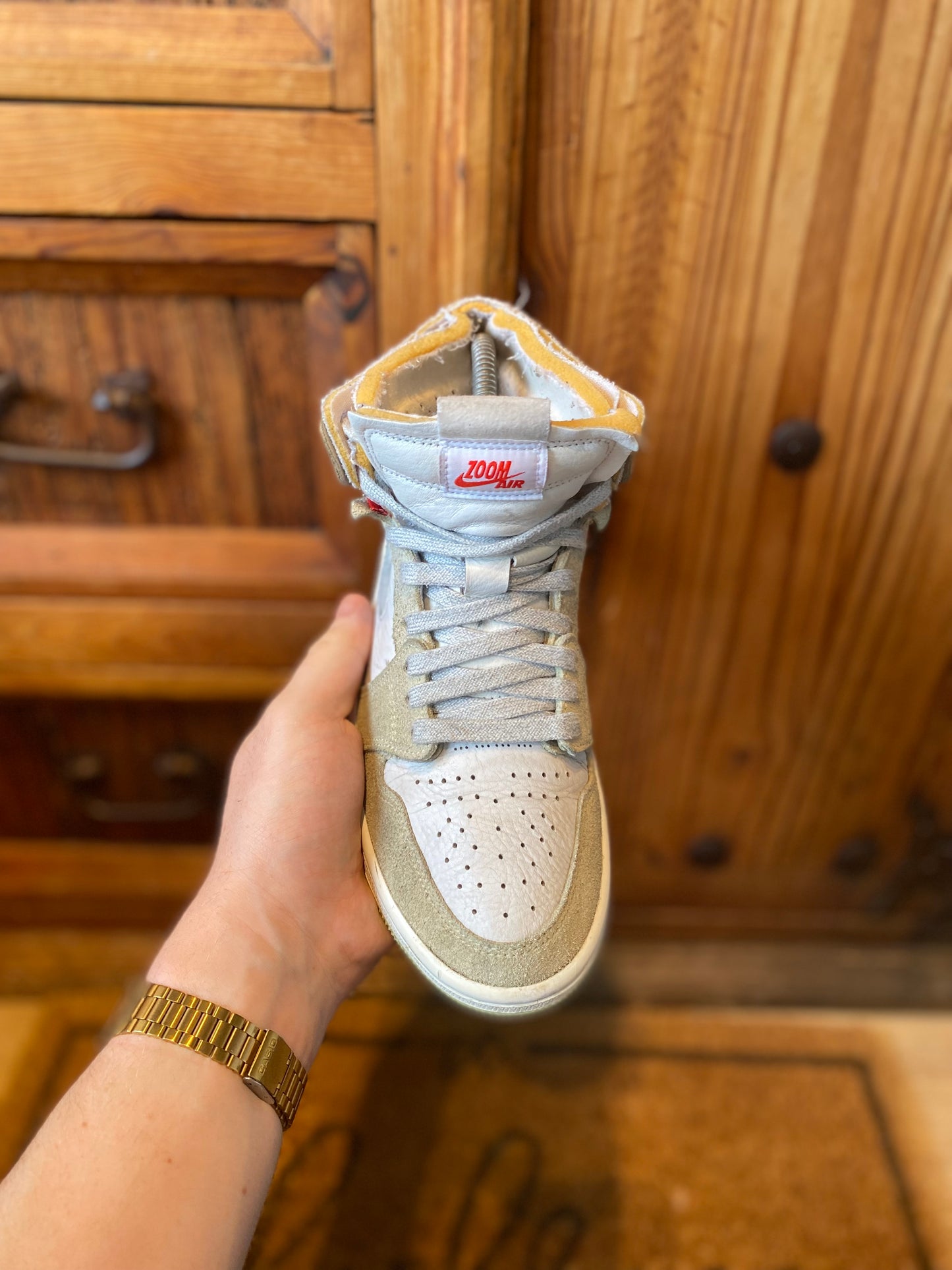 JORDAN 1 HIGH AIR ZOOM CMFT ‘OLIVE AURA’ - UK 3.5