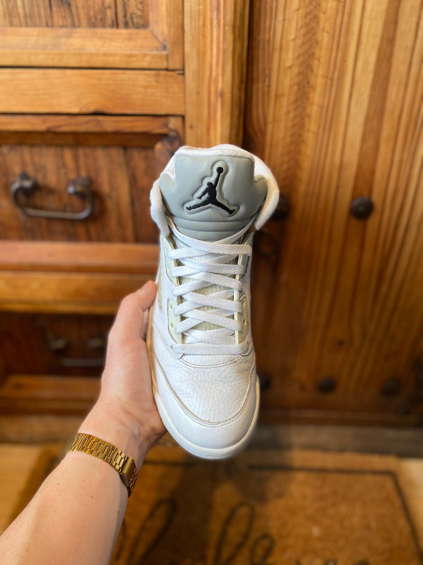 JORDAN 5 ‘WHITE METALLIC’ - UK 7.5
