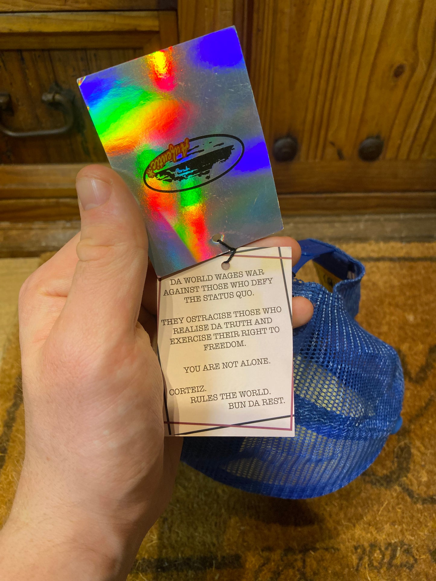 CORTEIZ WING TRUCKER CAP ‘ROYAL BLUE’ - PADS