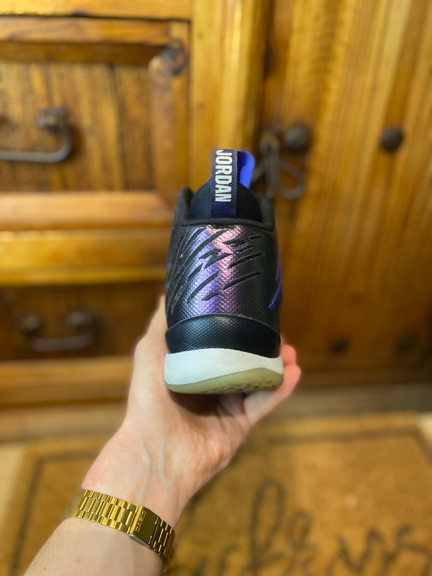 JORDAN SUPER FLY 5 ‘BLACK CONCORD WHITE’ - UK 7.5