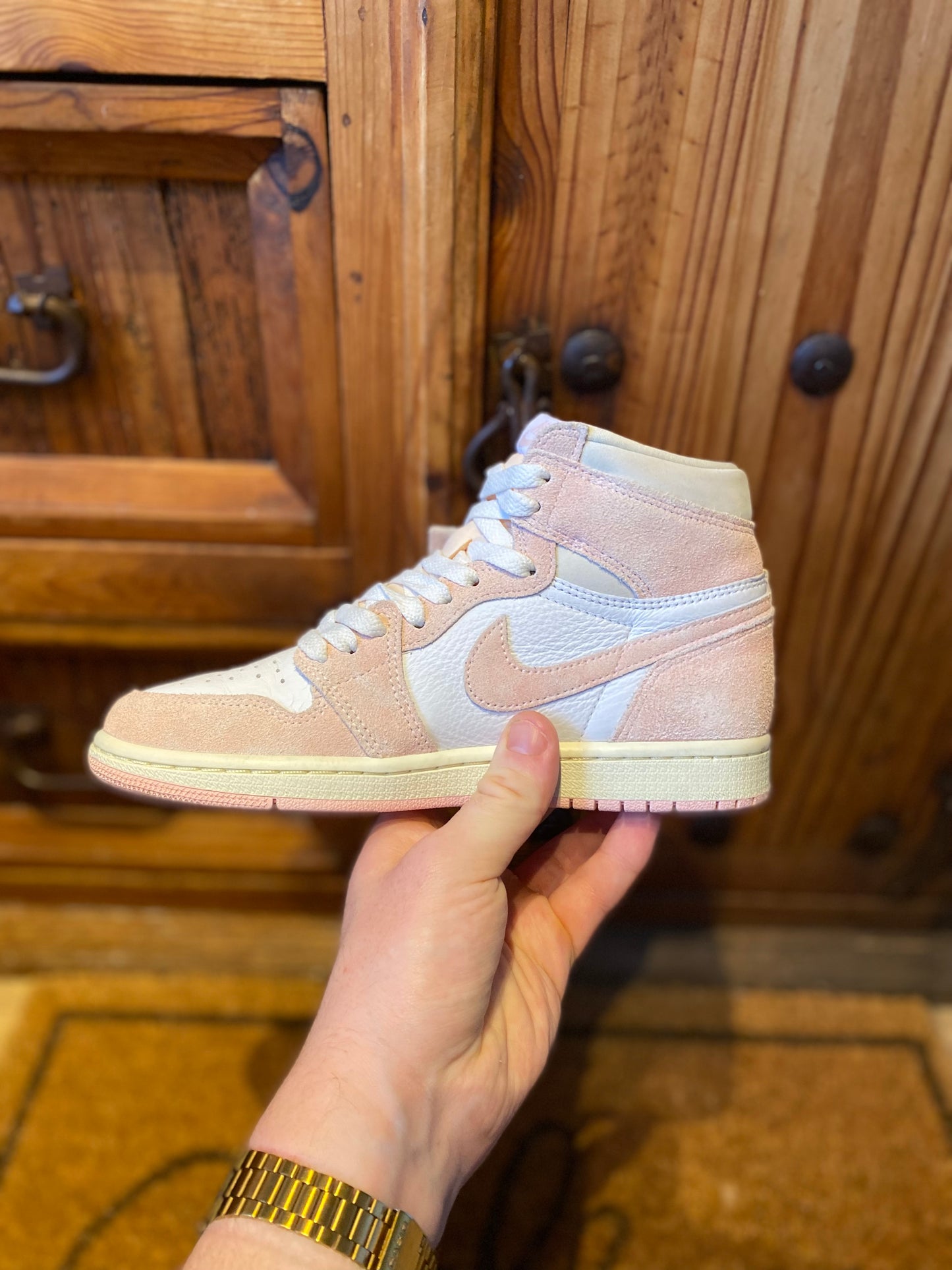 JORDAN 1 HIGH ‘WASHED PINK’ - UK 4.5