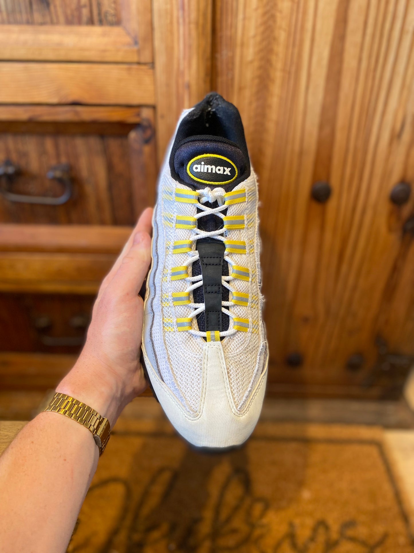 NIKE AIR MAX 95 ‘WOLF GREY TOUR YELLOW’ - UK 12