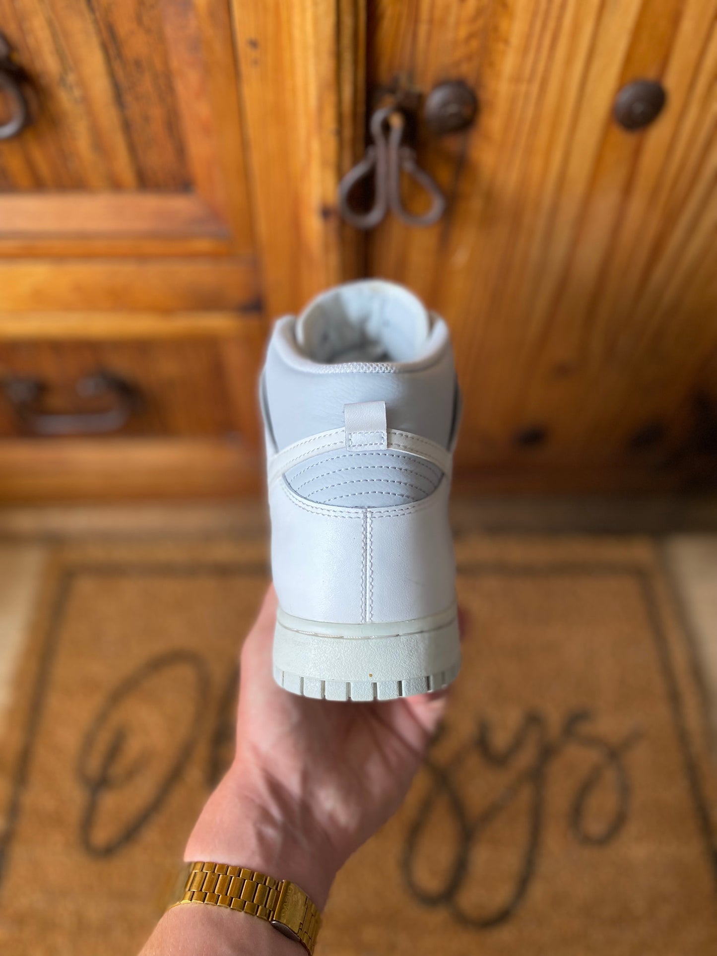 NIKE DUNK HIGH ‘SUMMIT WHITE PURE PLATINUM’ - UK 12