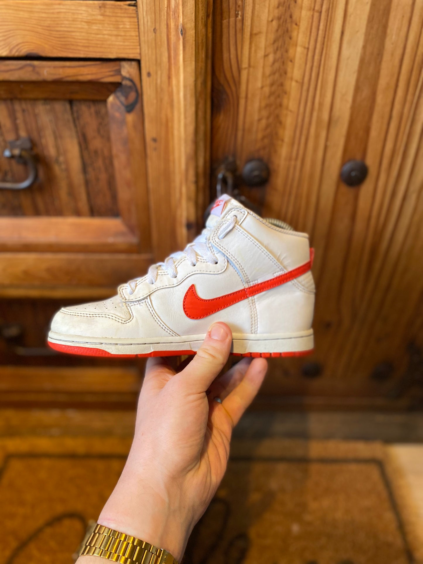 NIKE DUNK HIGH ‘WHITE PICANTE RED’ - UK 2