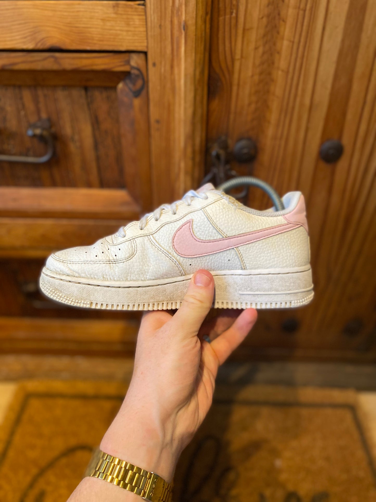 NIKE AIR FORCE 1 ‘PINK FOAM WHITE’ - UK 5.5