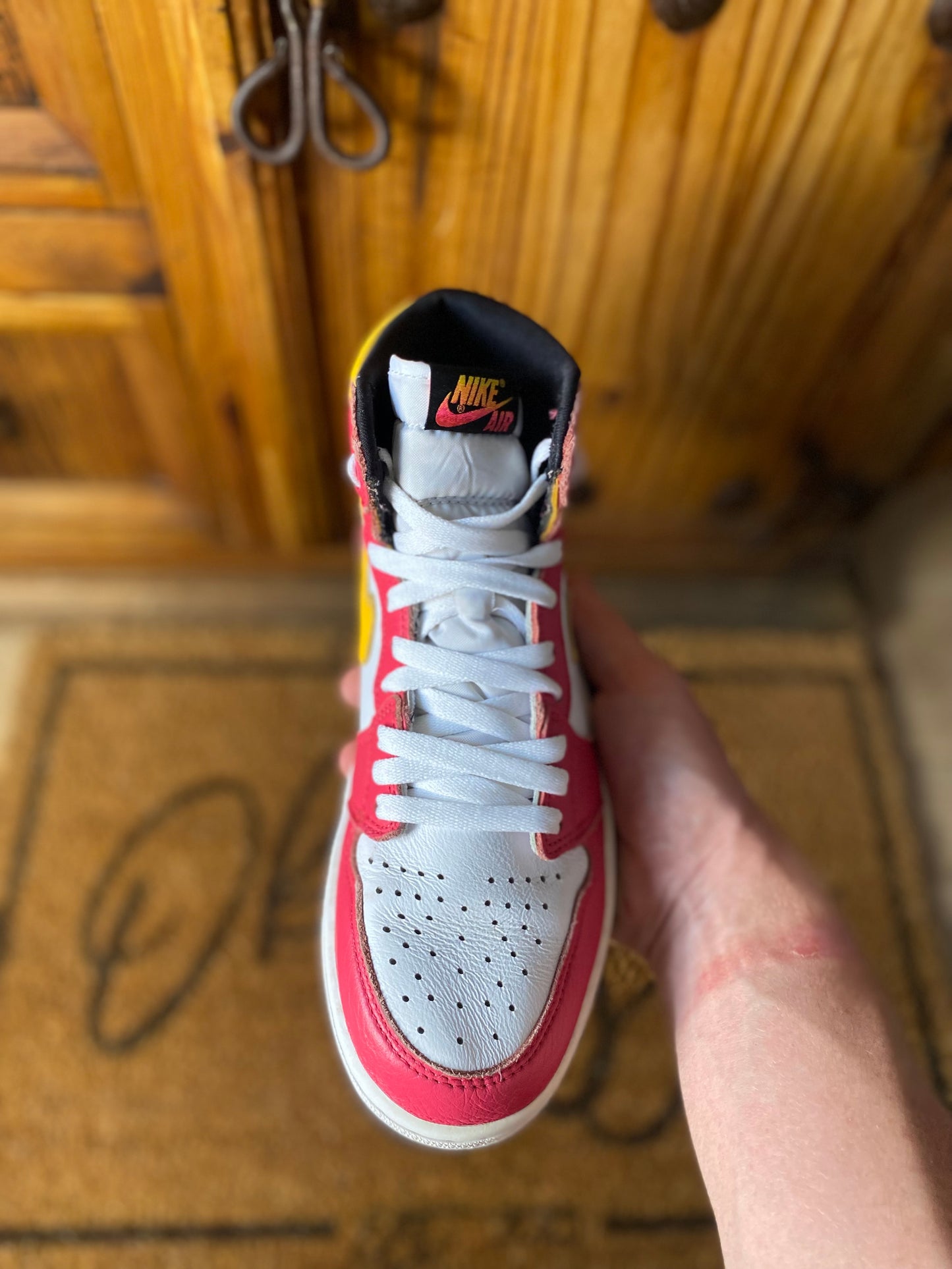 JORDAN 1 HIGH ‘LIGHT FUSION RED’ - UK 7