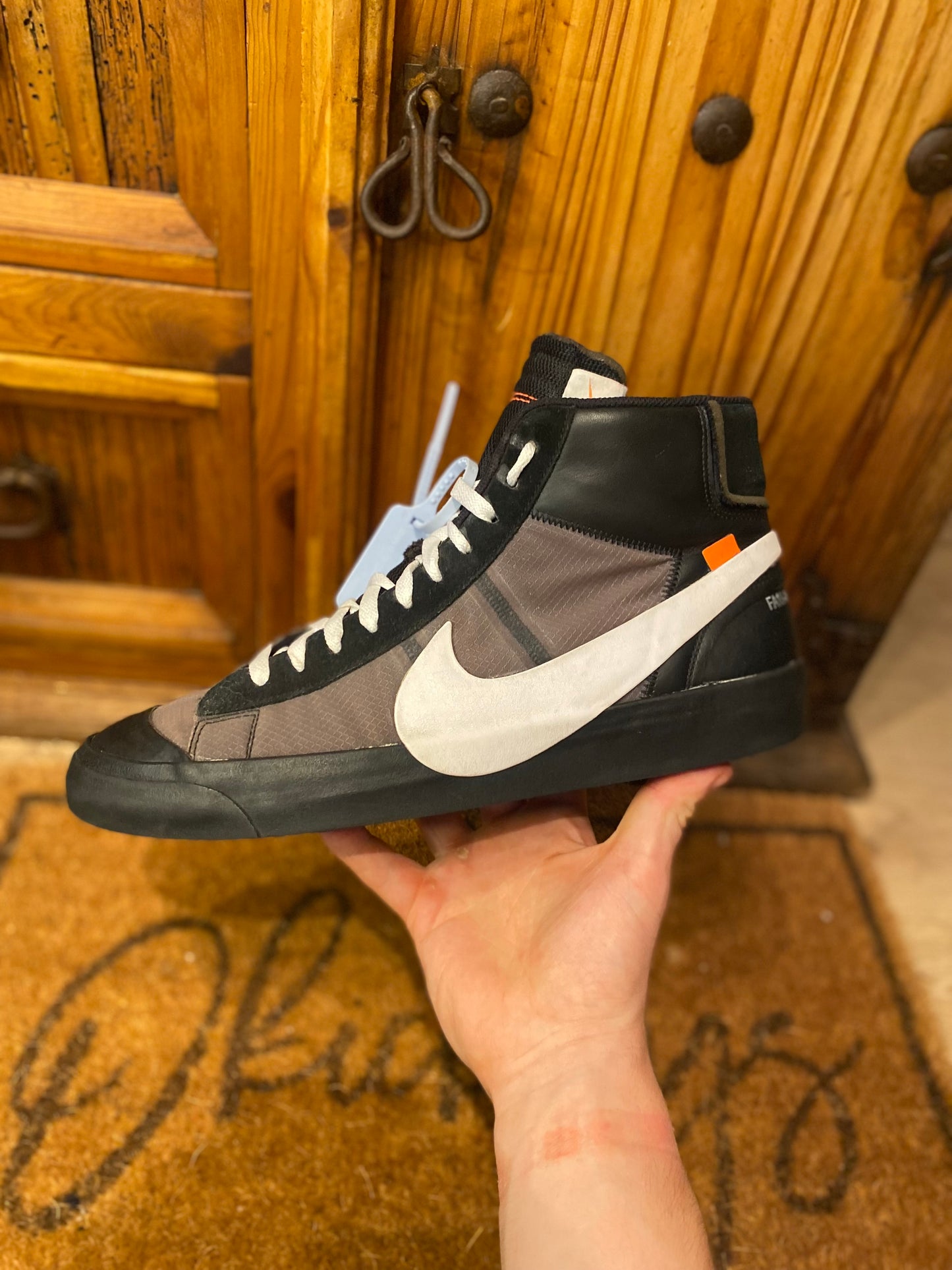 NIKE X OFF WHITE BLAZER MID ‘GRIM REAPER’ - UK 12