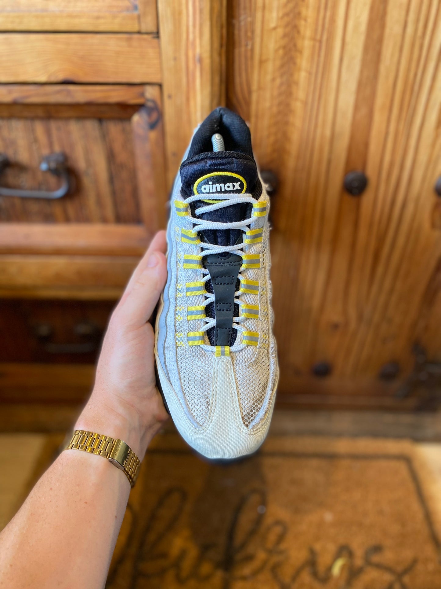 NIKE AIR MAX 95 ‘WOLF GREY TOUR YELLOW’ - UK 9