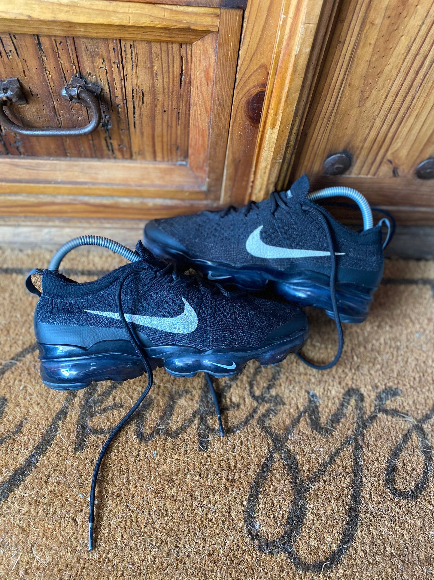 NIKE VAPORMAX FLYKNIT ‘BLACK SAIL ANTHRACITE’ - UK 5