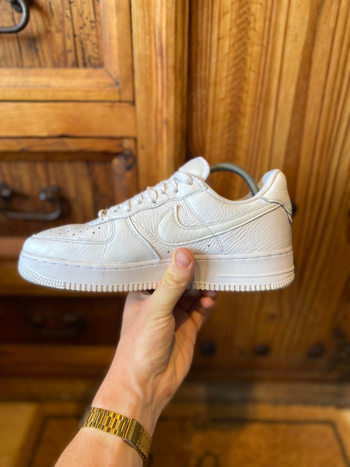 NIKE AIR FORCE 1 ‘QUADRUPLE WHITE’ - UK 7