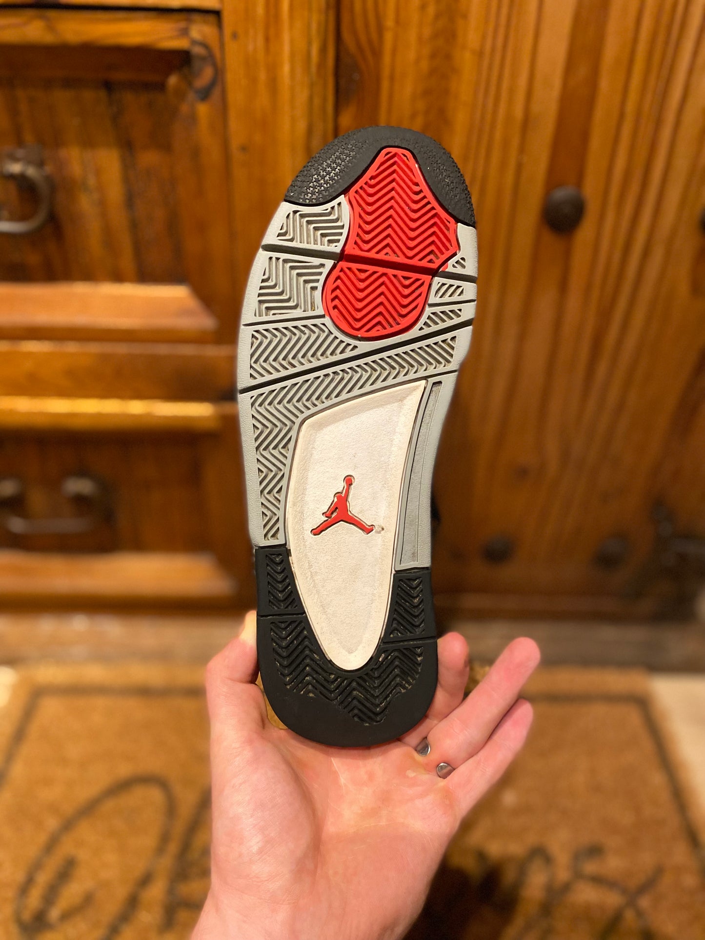 JORDAN 4 ‘BLACK CANVAS’ - UK 8