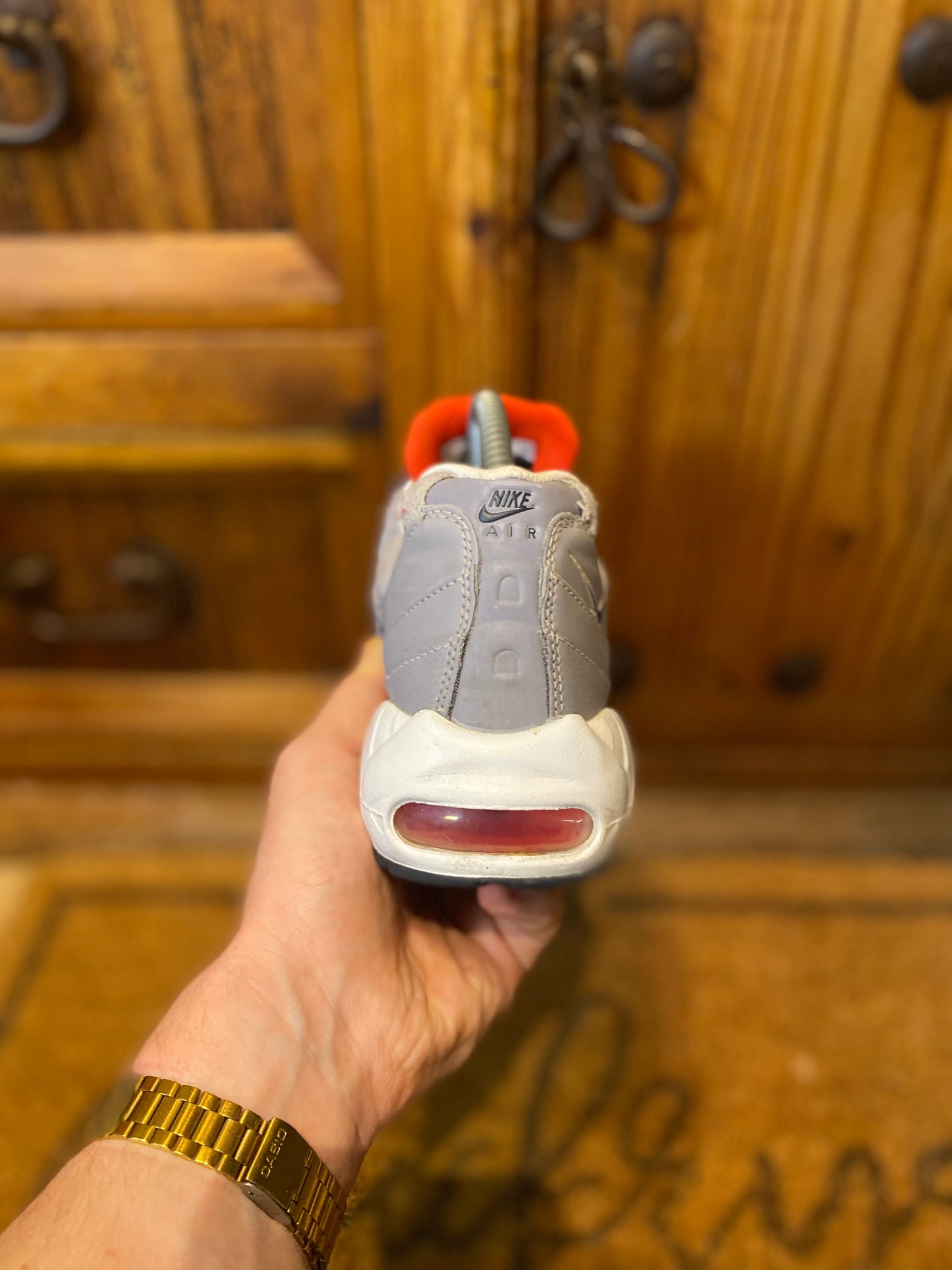 NIKE AIR MAX 95 ‘GREY NAVY CRIMSON’ - UK 5.5